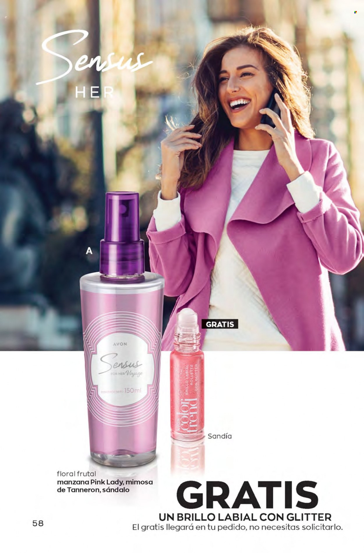 Catálogo Avon. Página 58