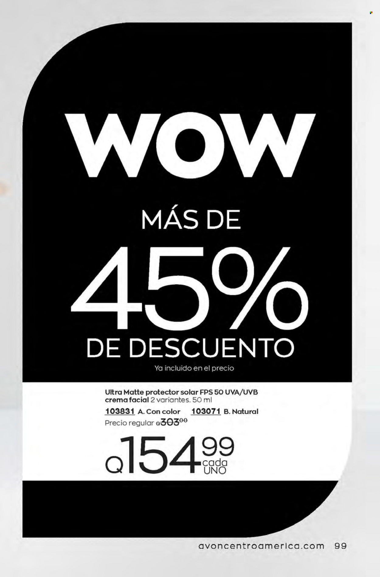 Catálogo Avon. Página 99