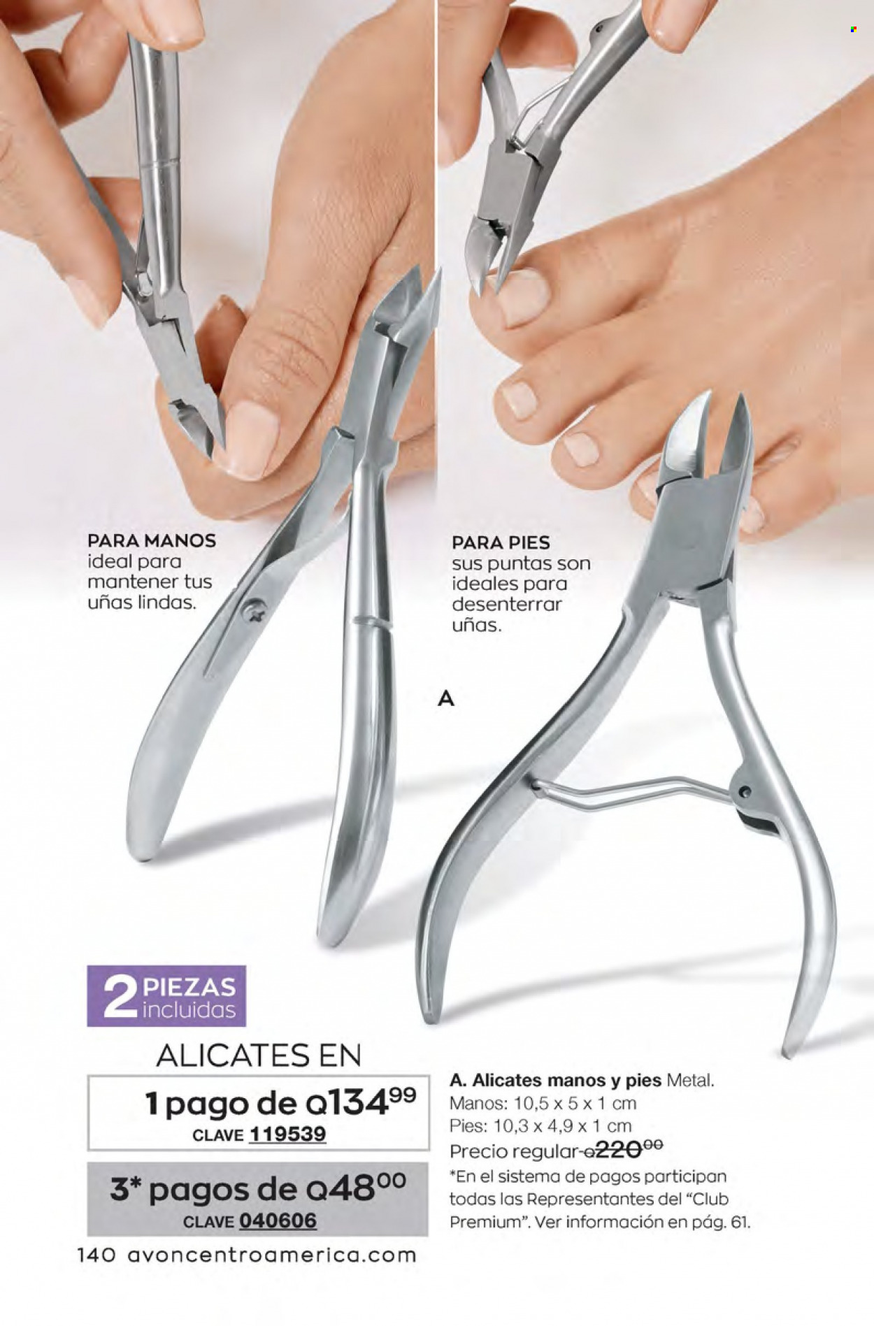 Catálogo Avon. Página 140