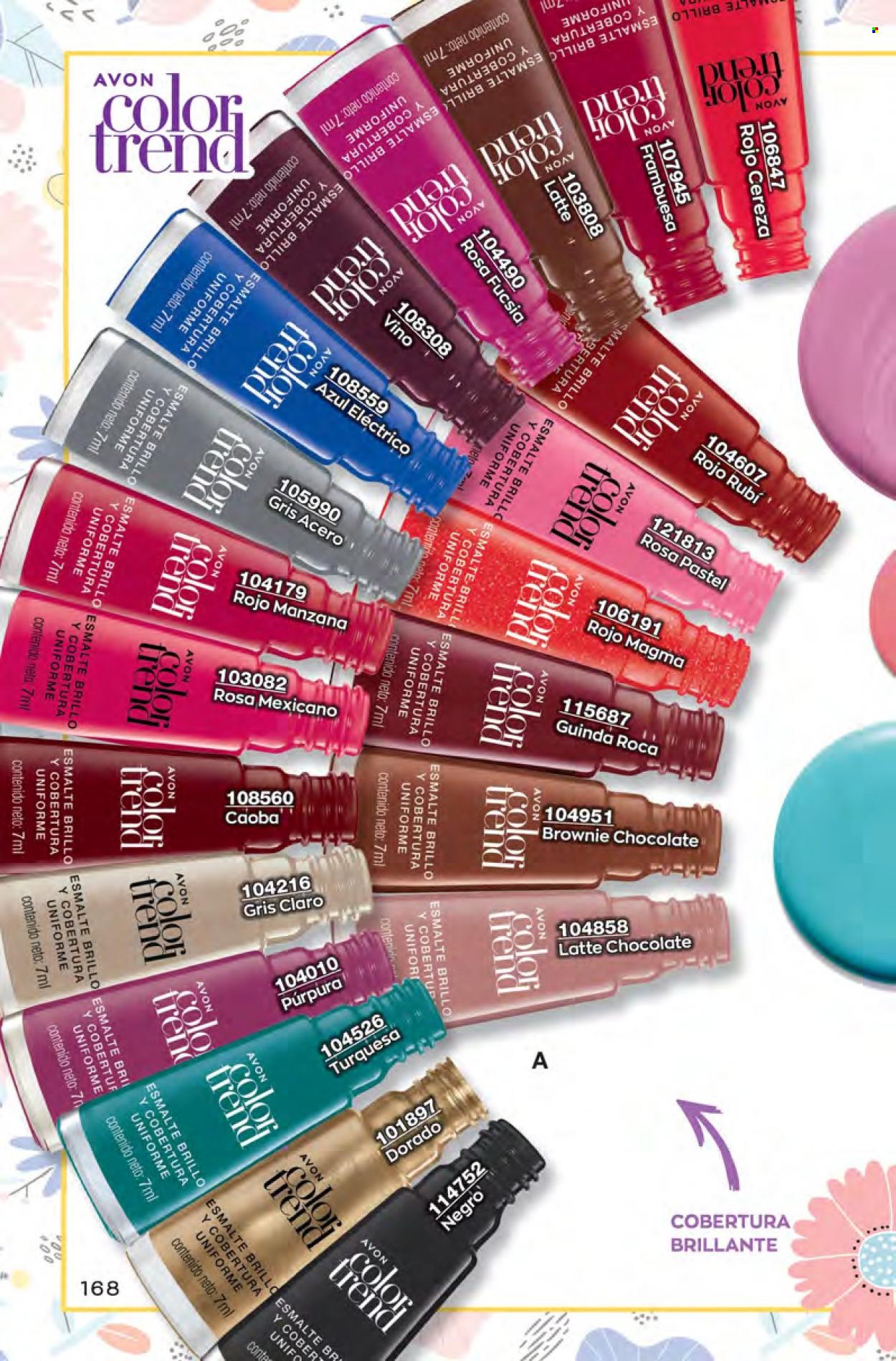 Catálogo Avon. Página 168
