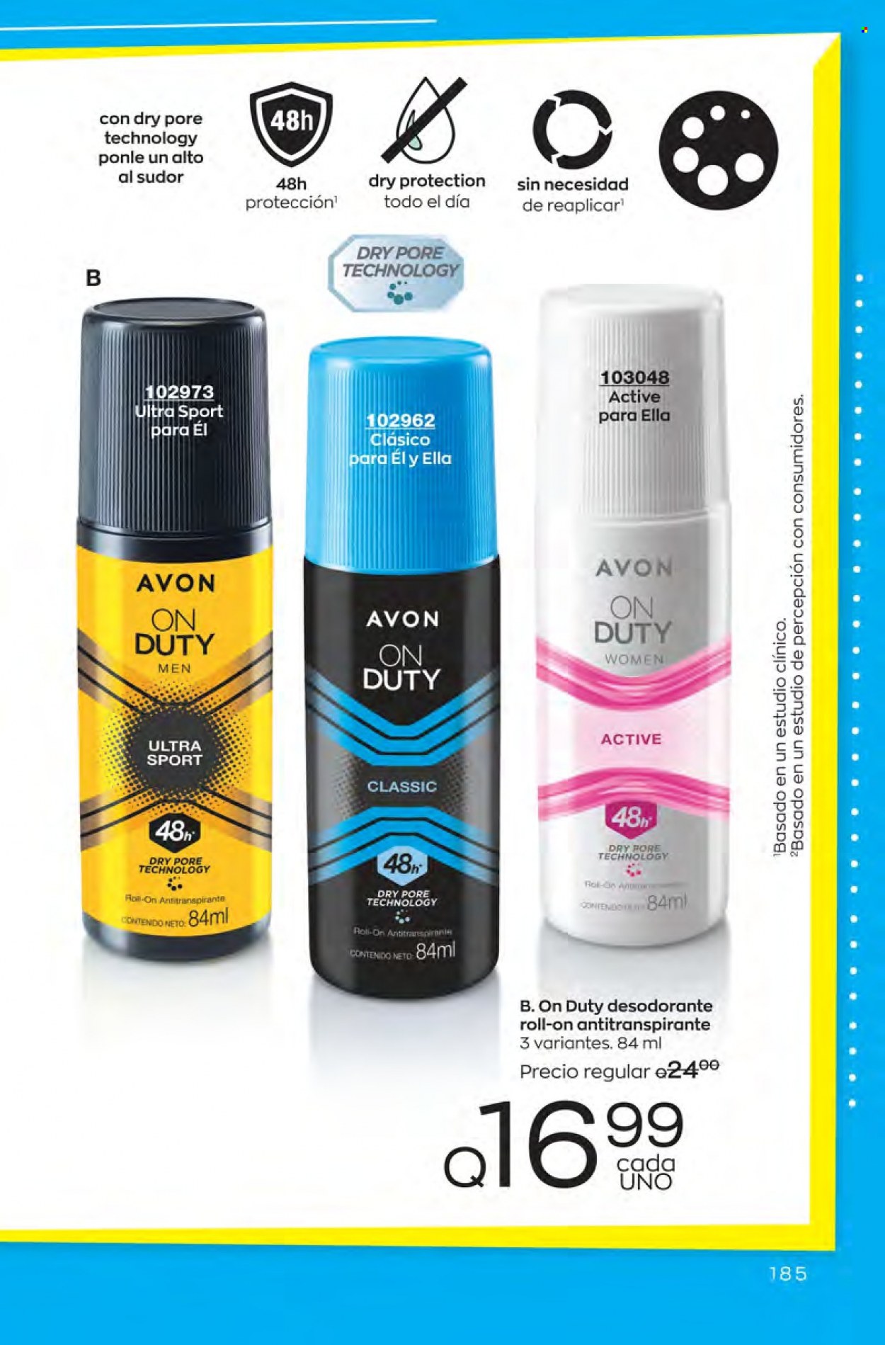 Catálogo Avon. Página 185