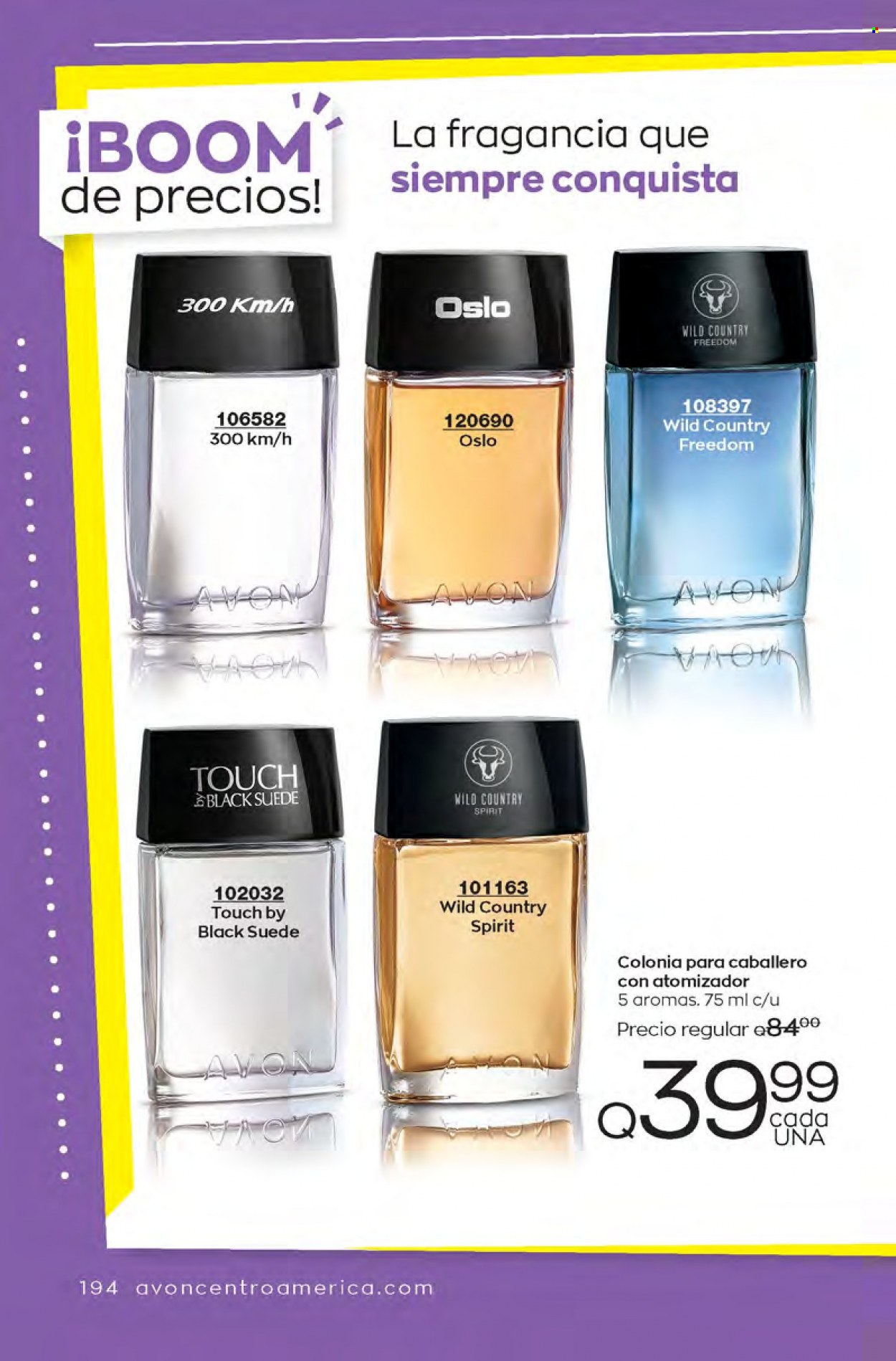 Catálogo Avon. Página 194
