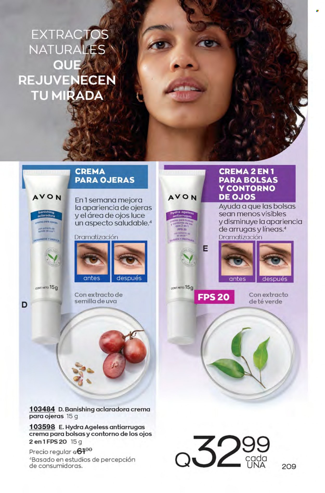 Catálogo Avon. Página 209
