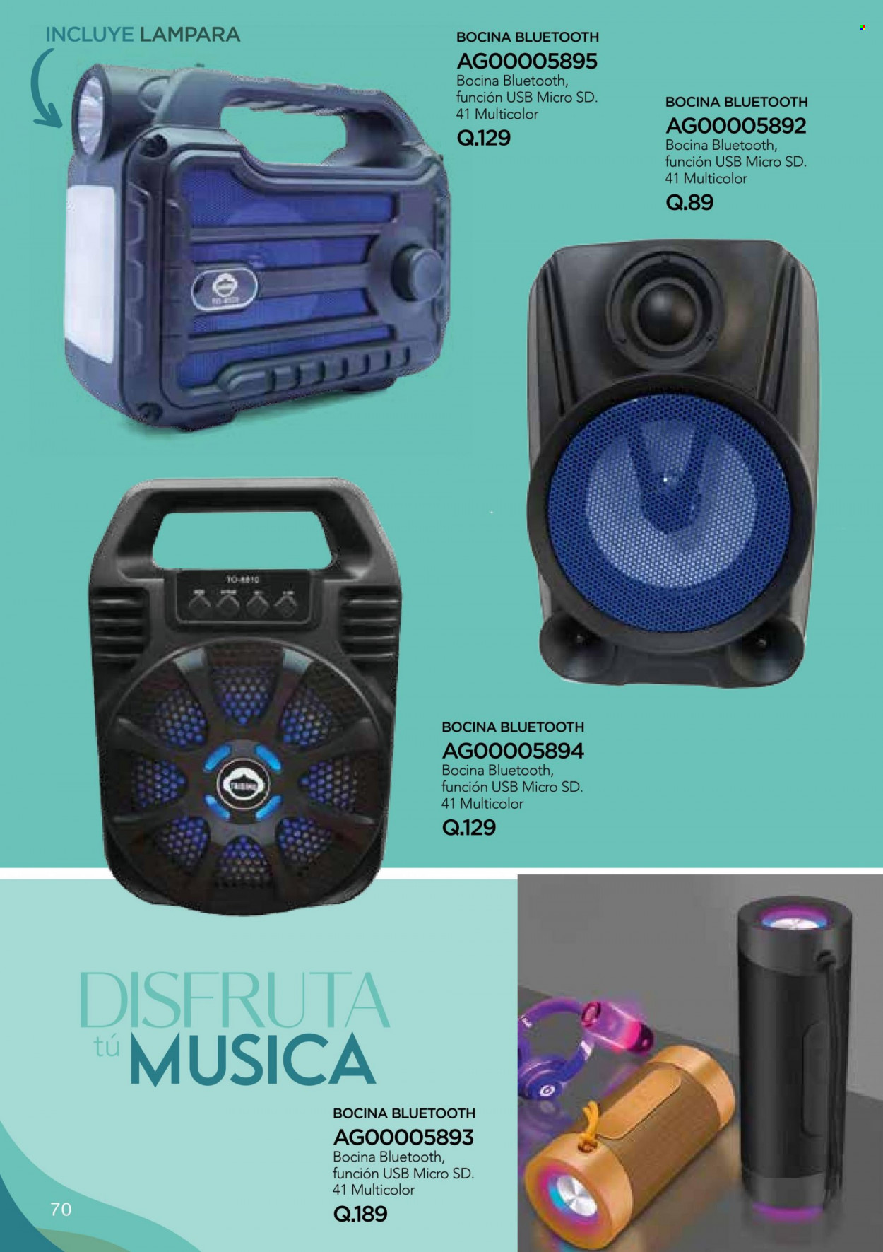 Catálogo Agora. Página 70