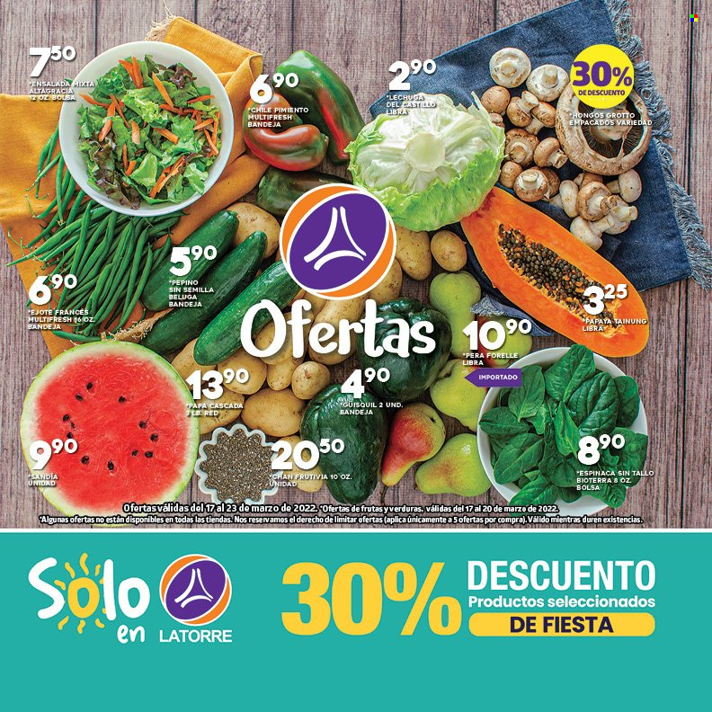 Catálogo Supermercados La Torre - 17.3.2022 - 23.3.2022. Página 1