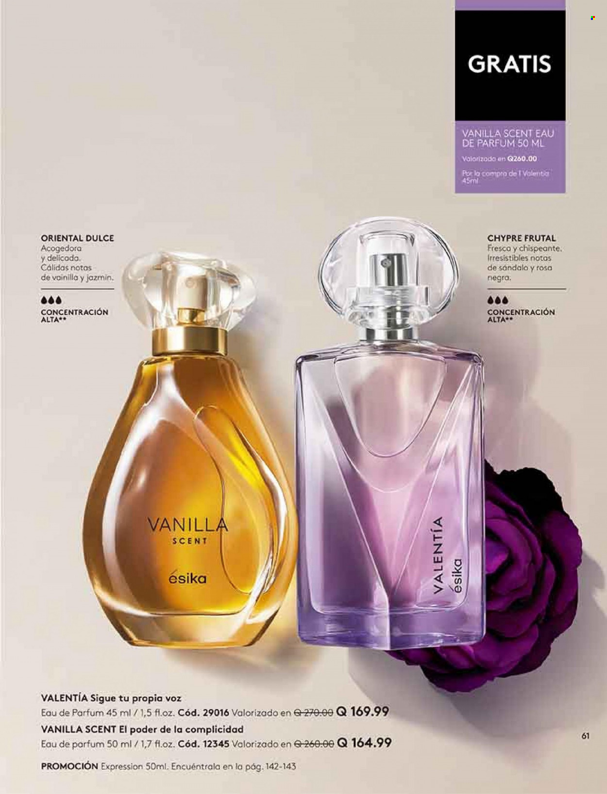 thumbnail - Folleto actual Ésika - Ventas - perfume. Página 61.