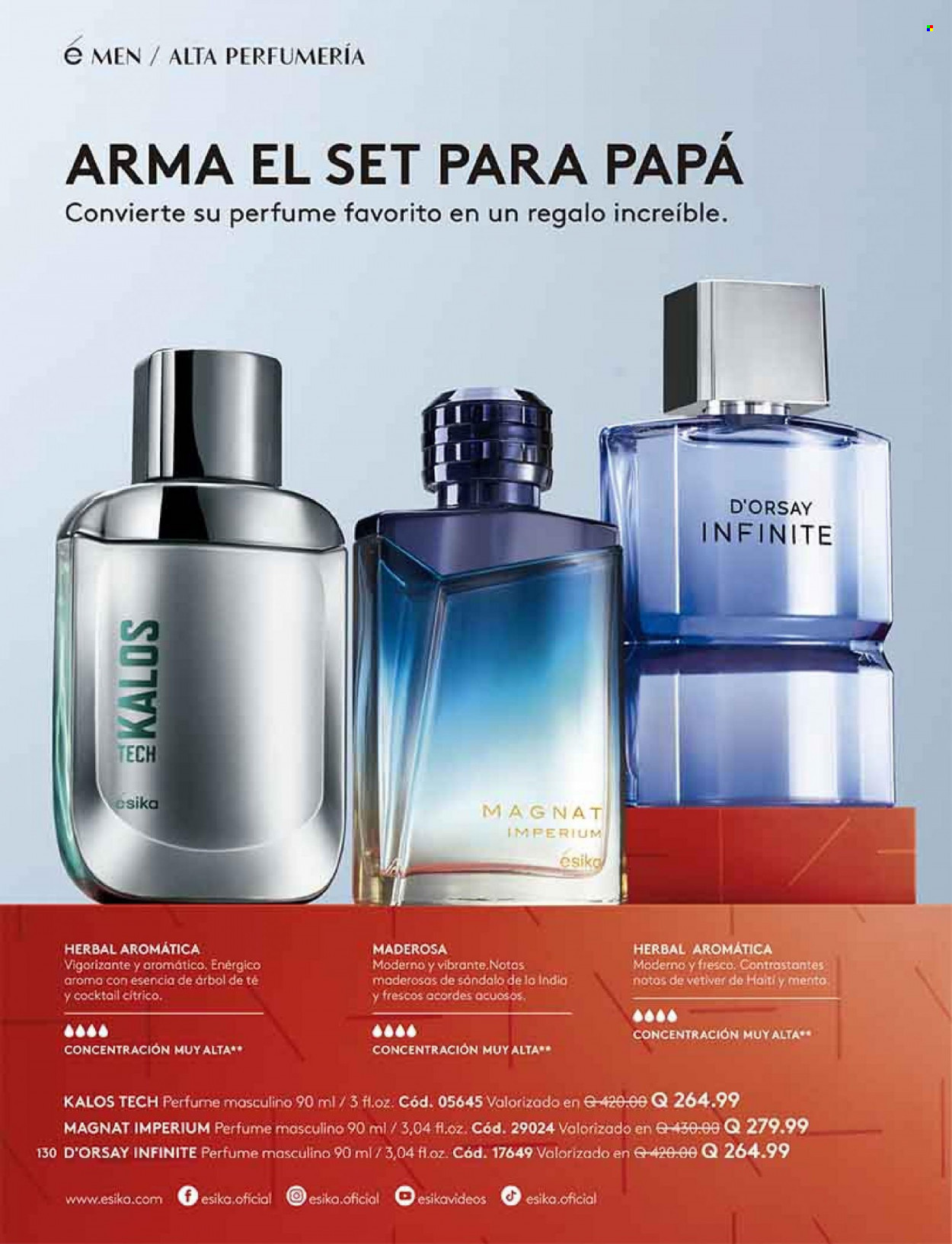 thumbnail - Folleto actual Ésika - Ventas - perfume. Página 130.