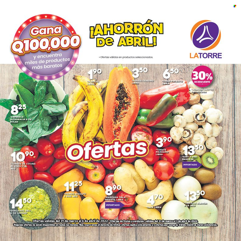 Catálogo Supermercados La Torre - 31.3.2022 - 6.4.2022. Página 1