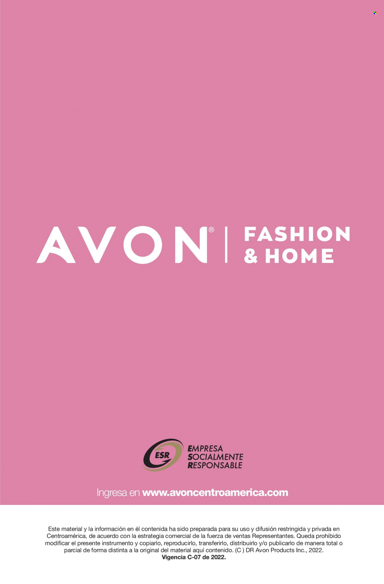 Catálogo Avon. Página 140