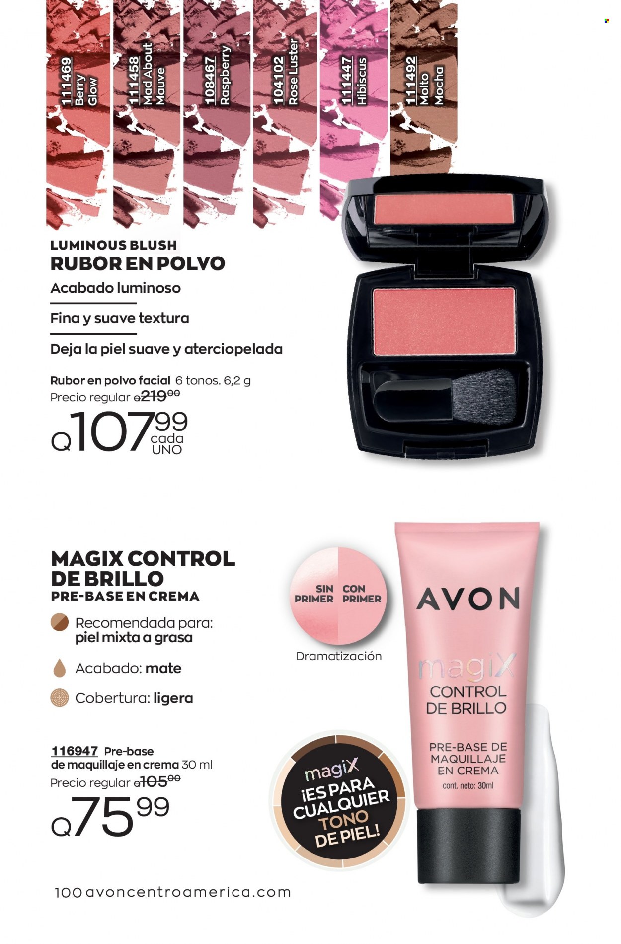 Catálogo Avon. Página 100
