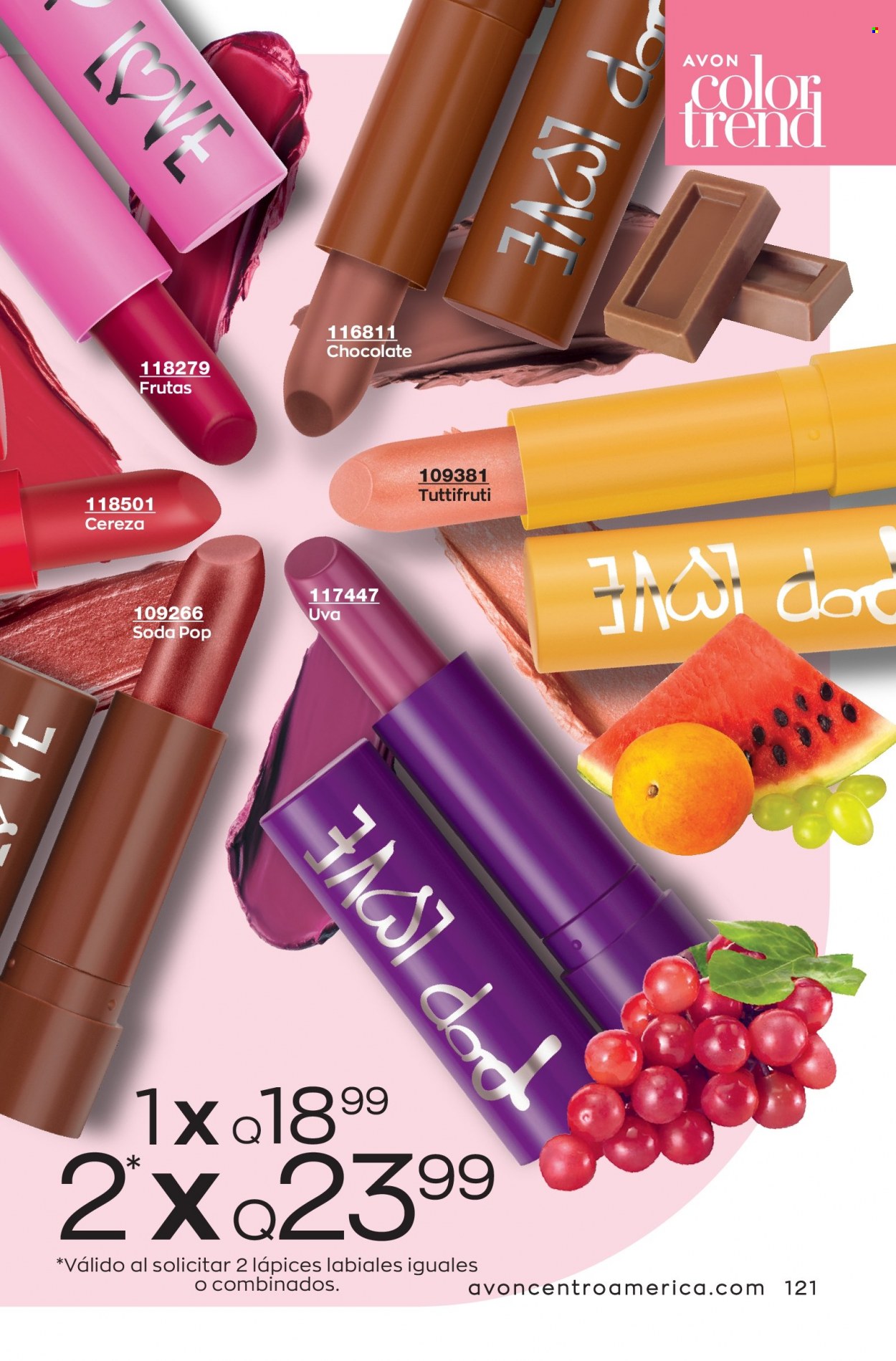 Catálogo Avon. Página 121