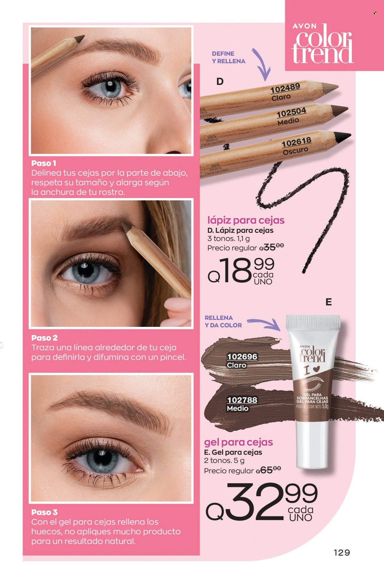 Catálogo Avon. Página 129