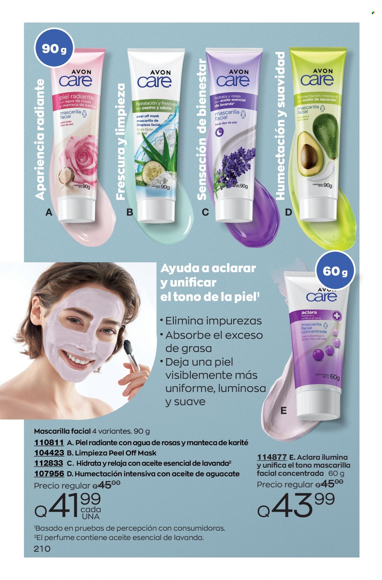 Catálogo Avon. Página 210