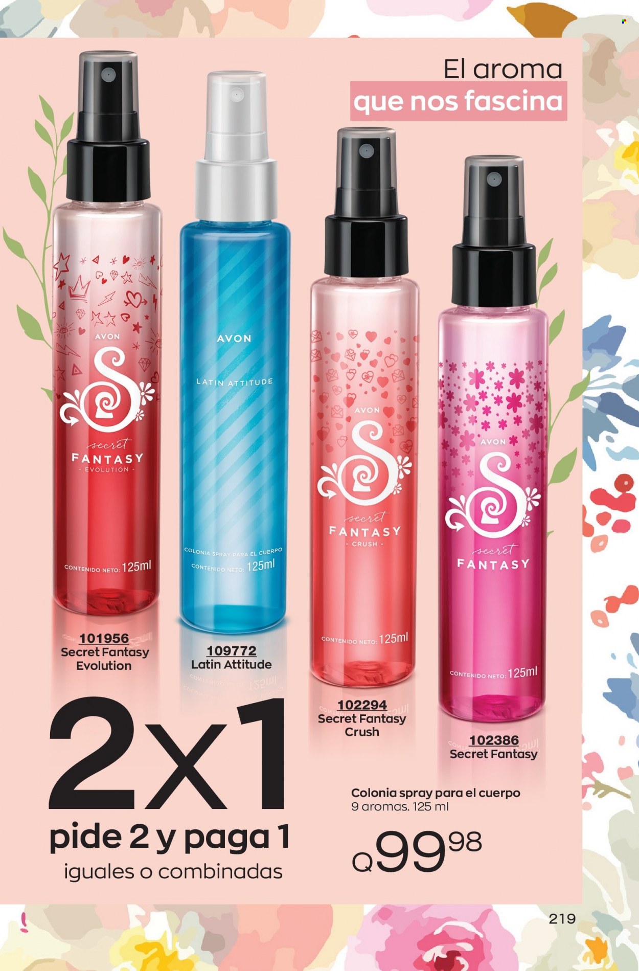 Catálogo Avon. Página 219