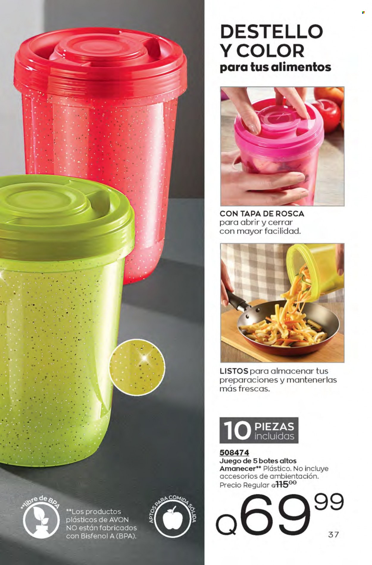 Catálogo Avon. Página 37