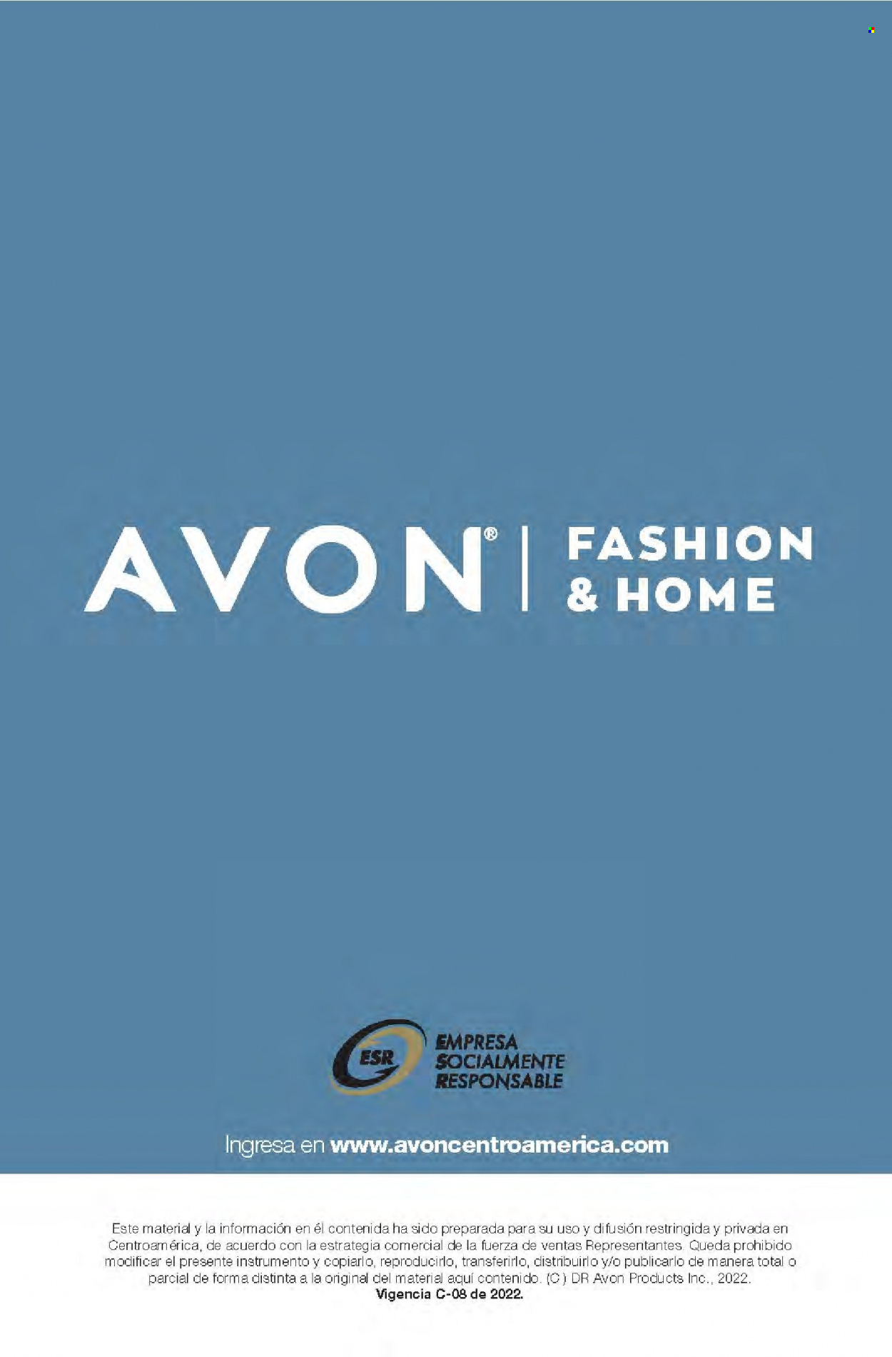 Catálogo Avon. Página 144