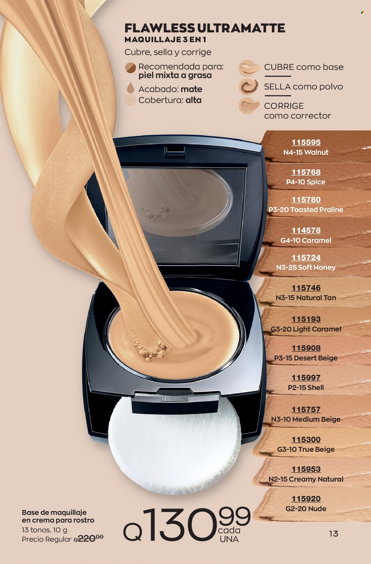 Catálogo Avon. Página 13