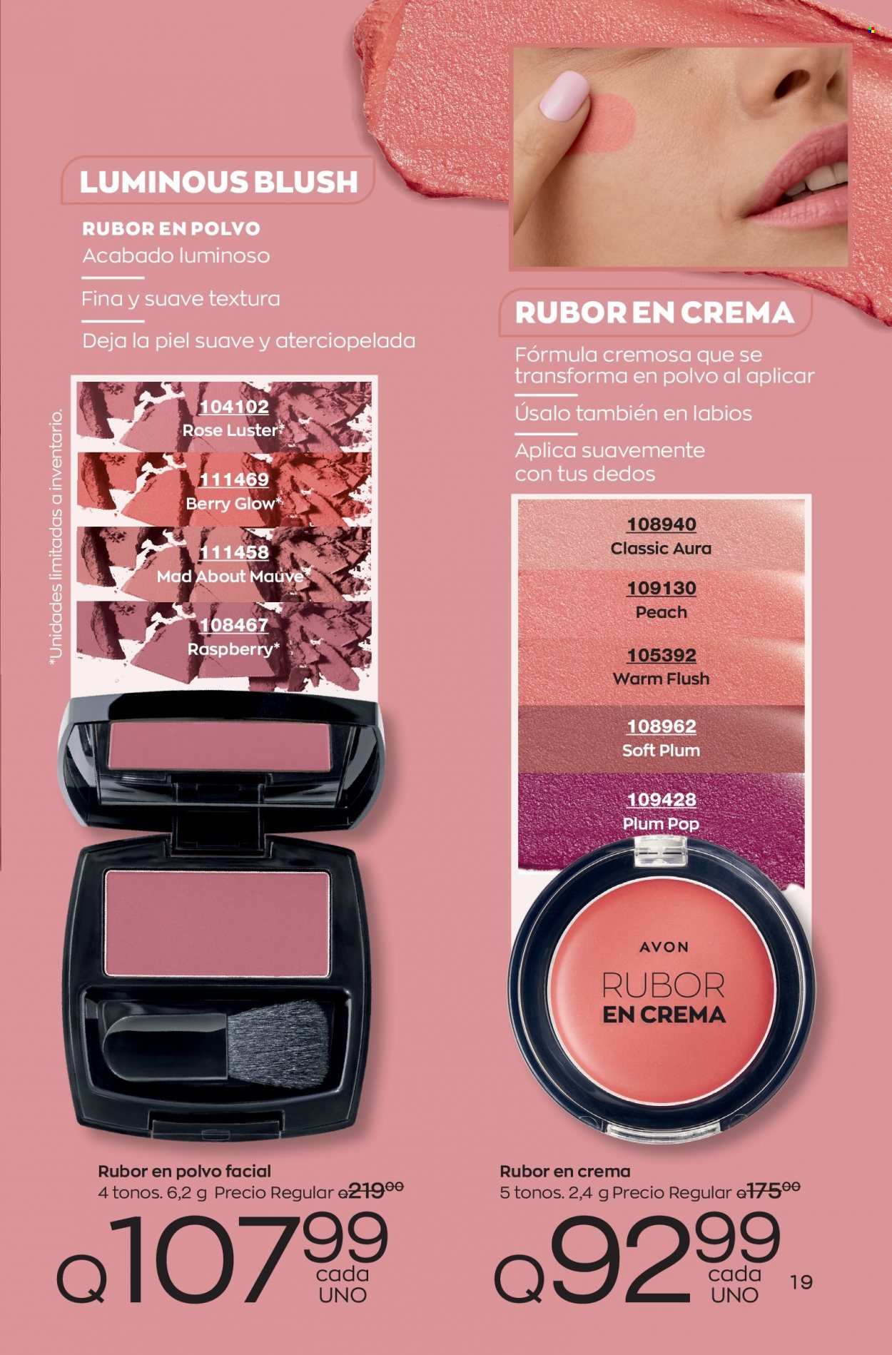Catálogo Avon. Página 19