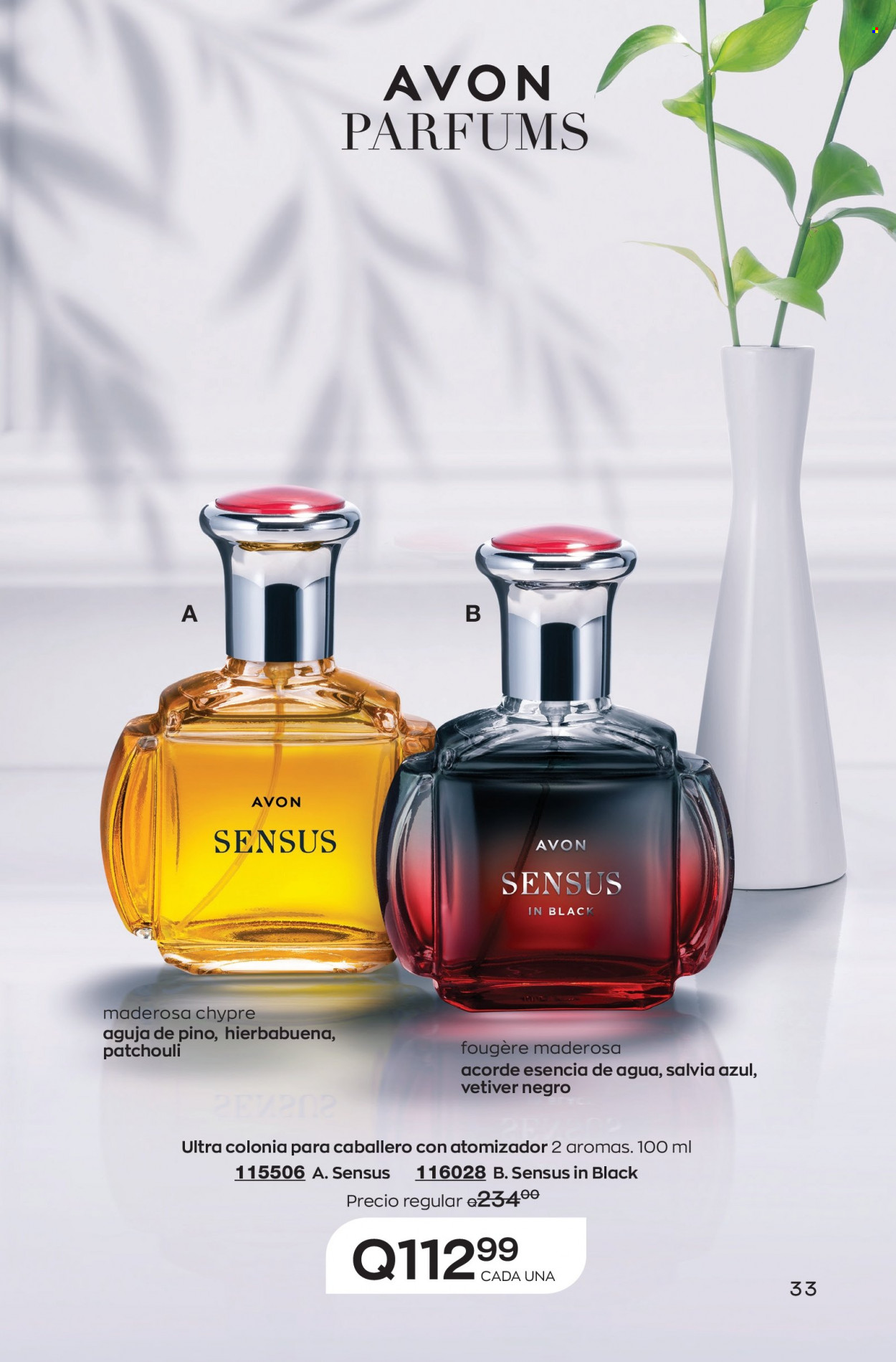 Catálogo Avon. Página 33
