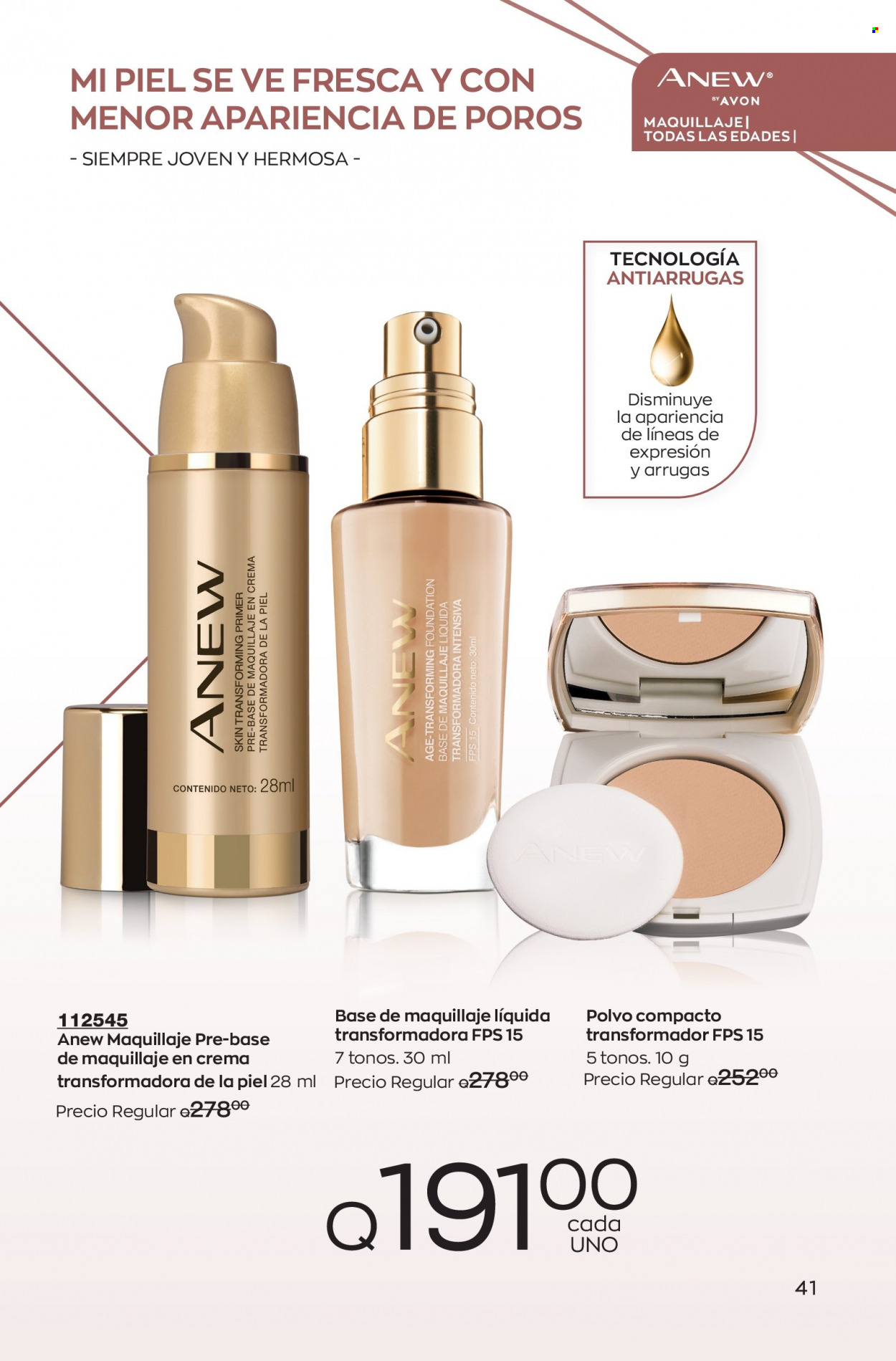 Catálogo Avon. Página 41