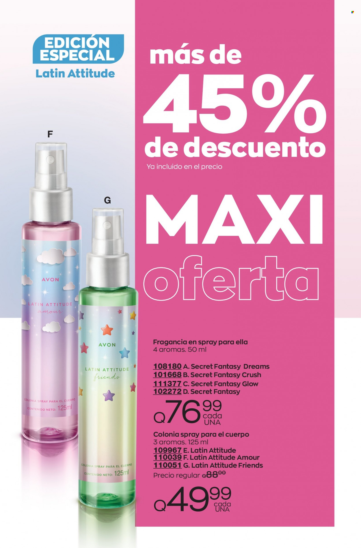 Catálogo Avon. Página 71