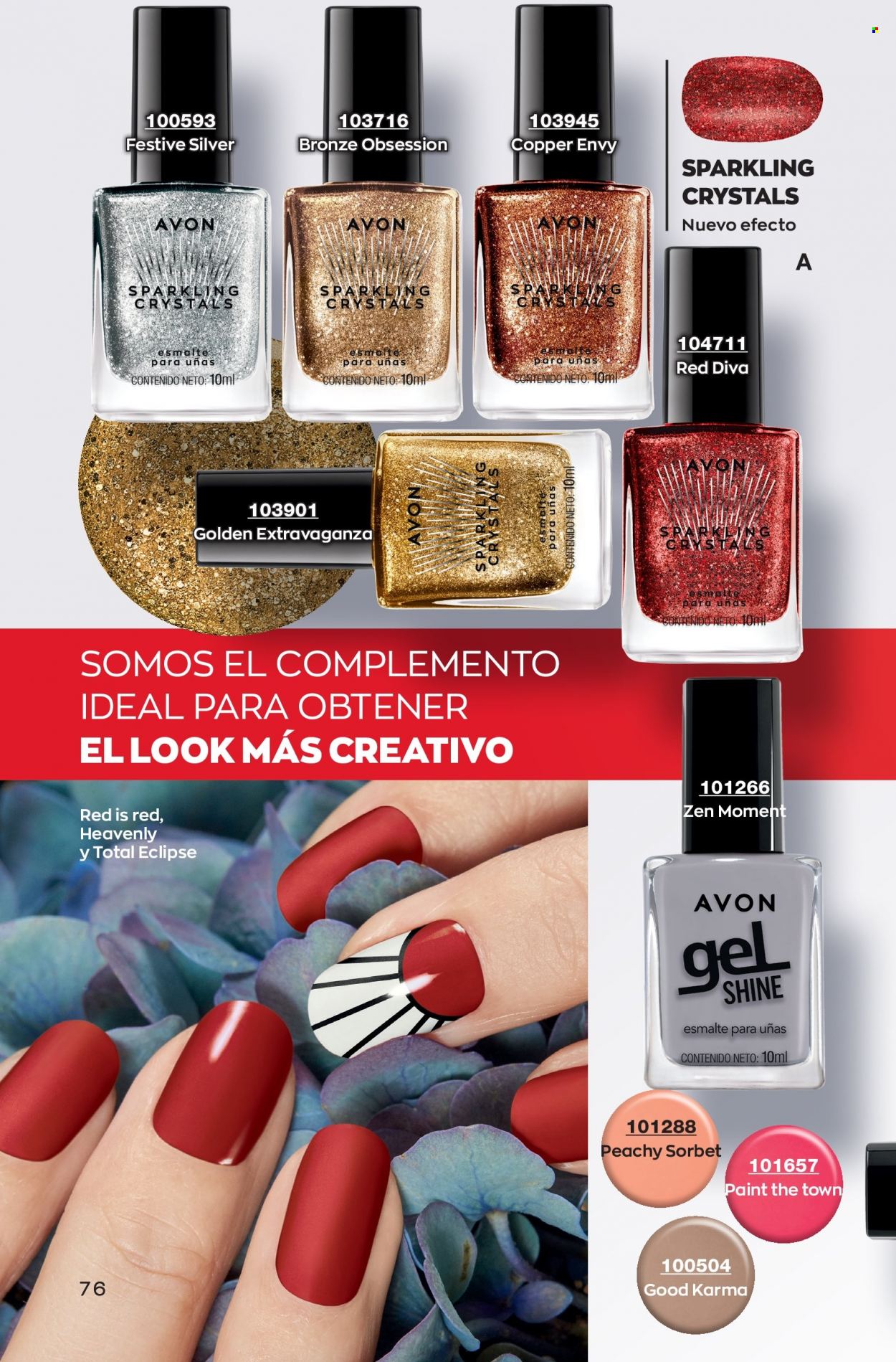 Catálogo Avon. Página 76