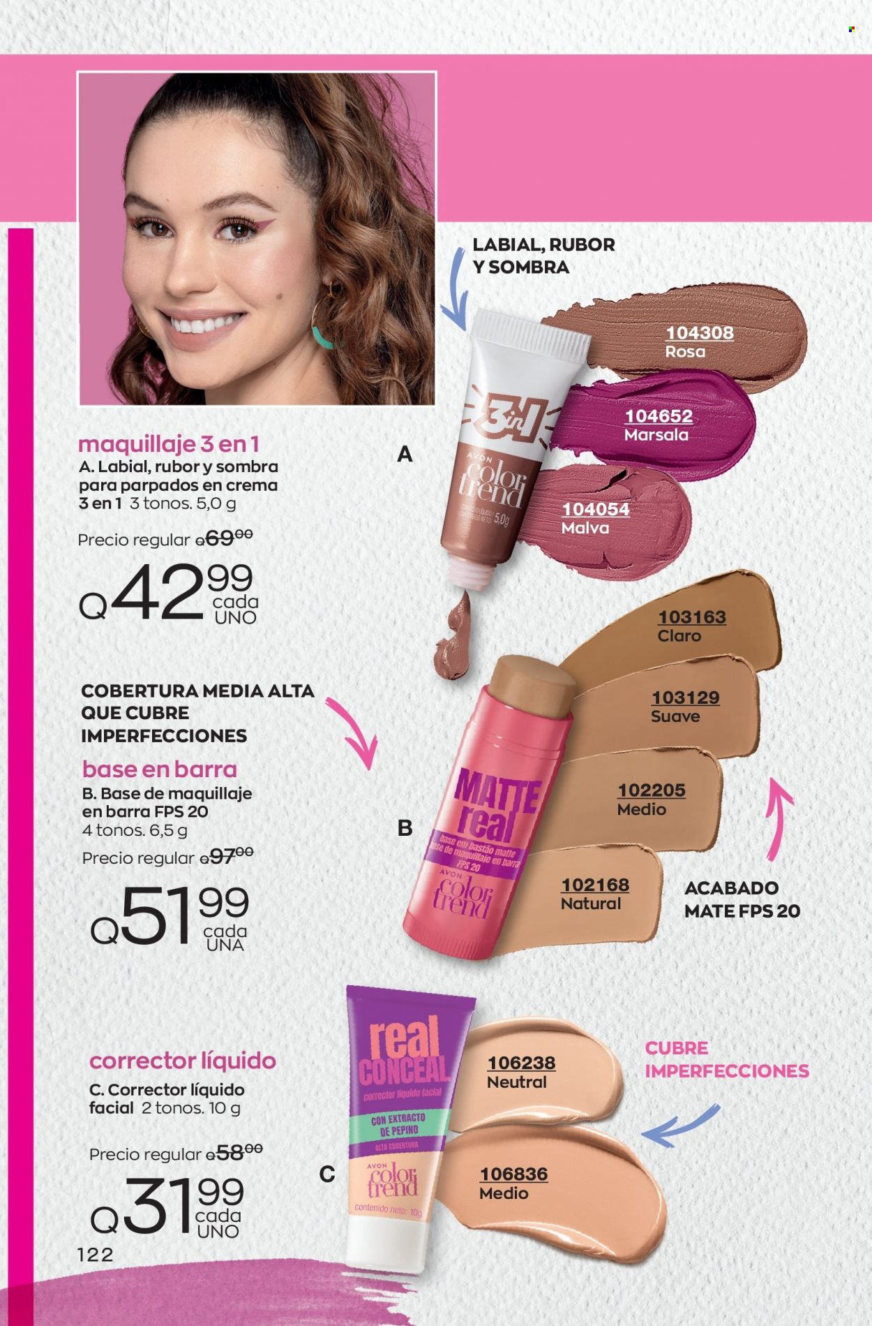 Catálogo Avon. Página 122