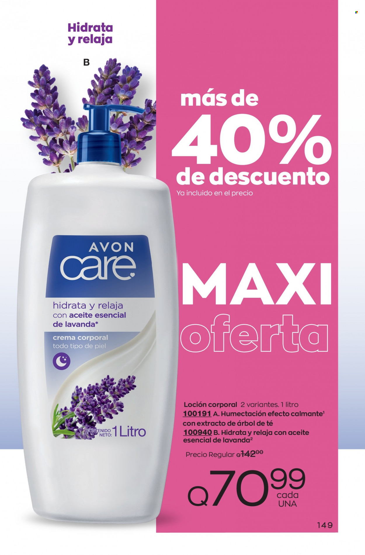 Catálogo Avon. Página 149