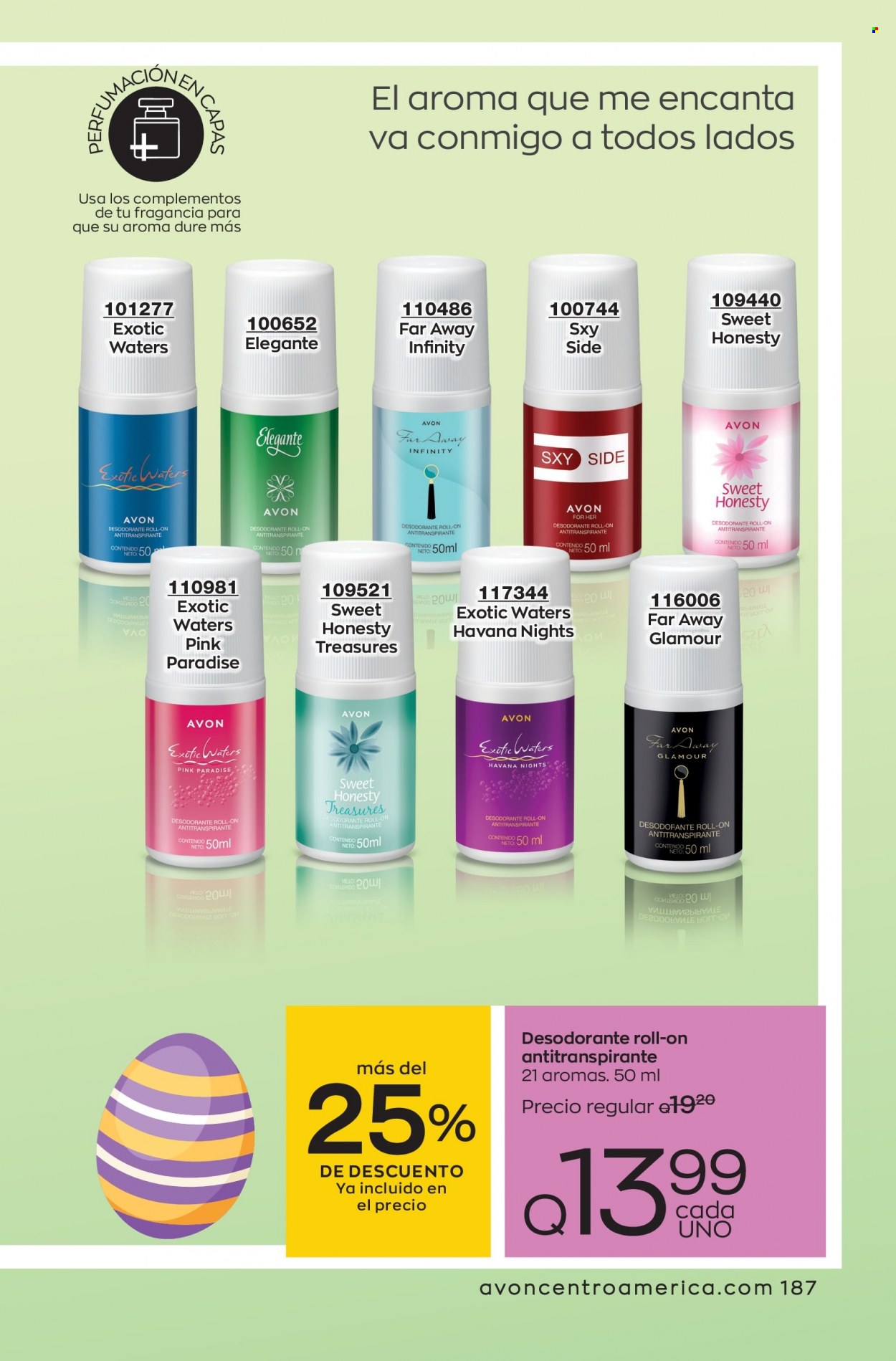 Catálogo Avon. Página 187