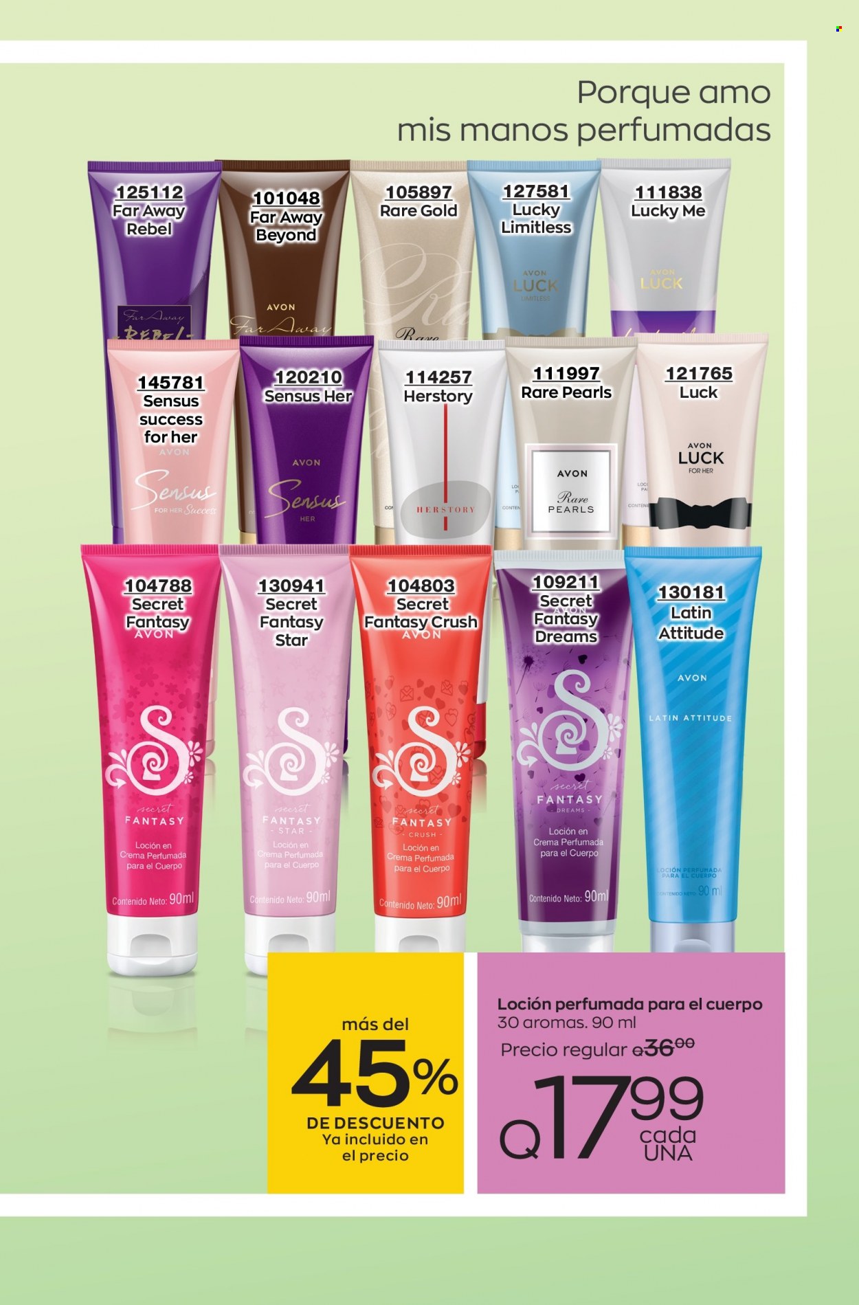 Catálogo Avon. Página 191