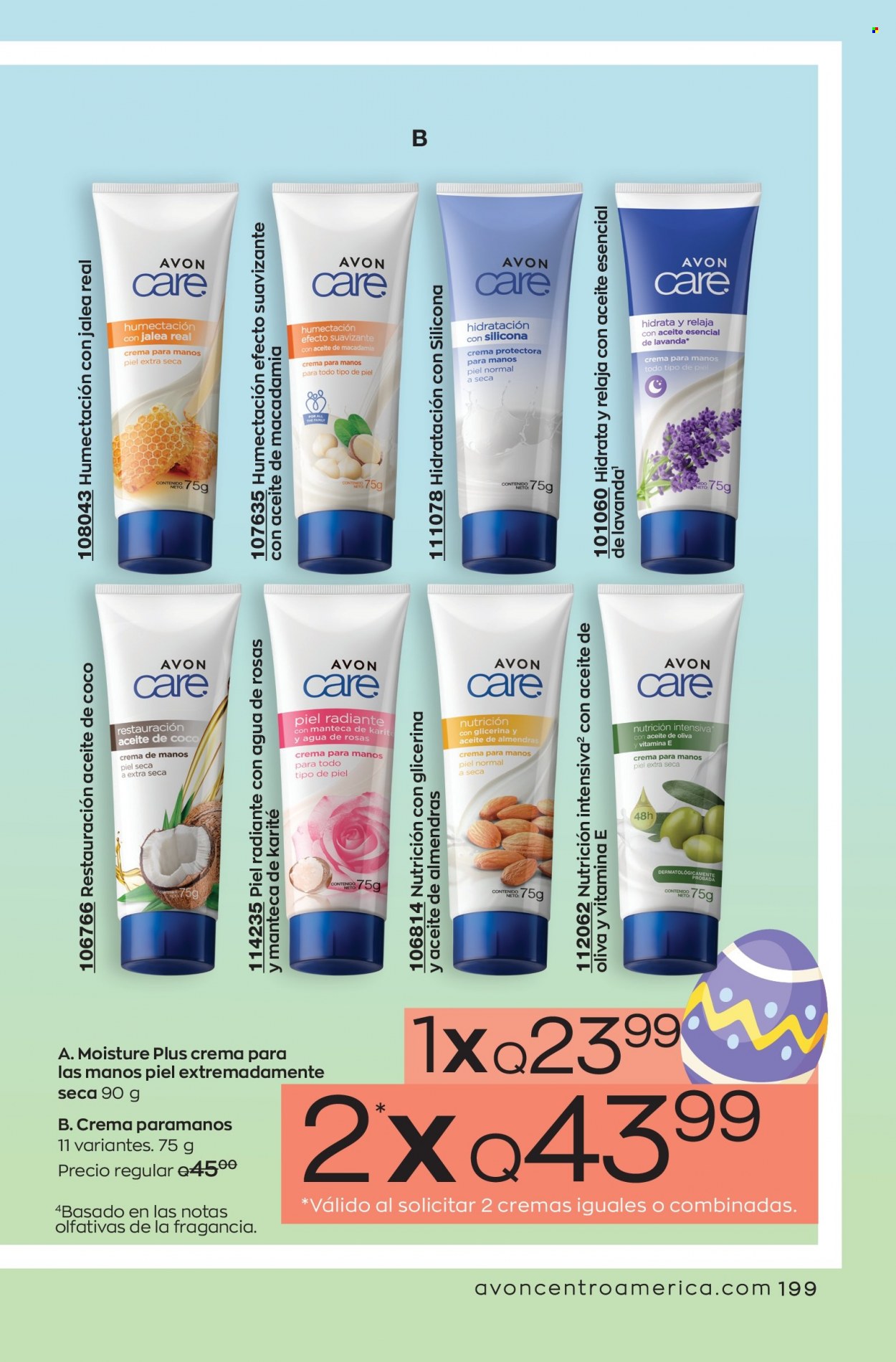 Catálogo Avon. Página 199