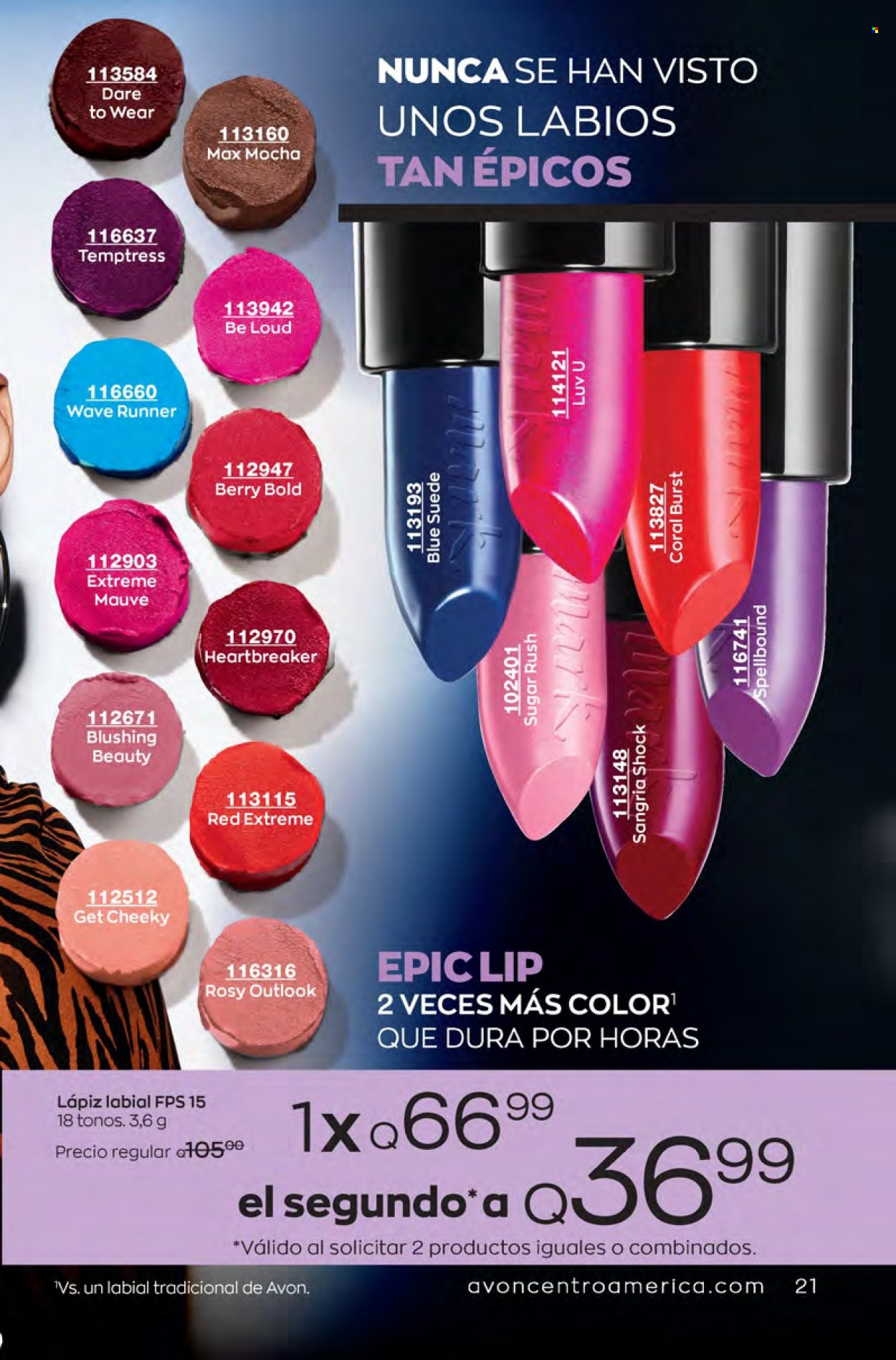 Catálogo Avon. Página 21