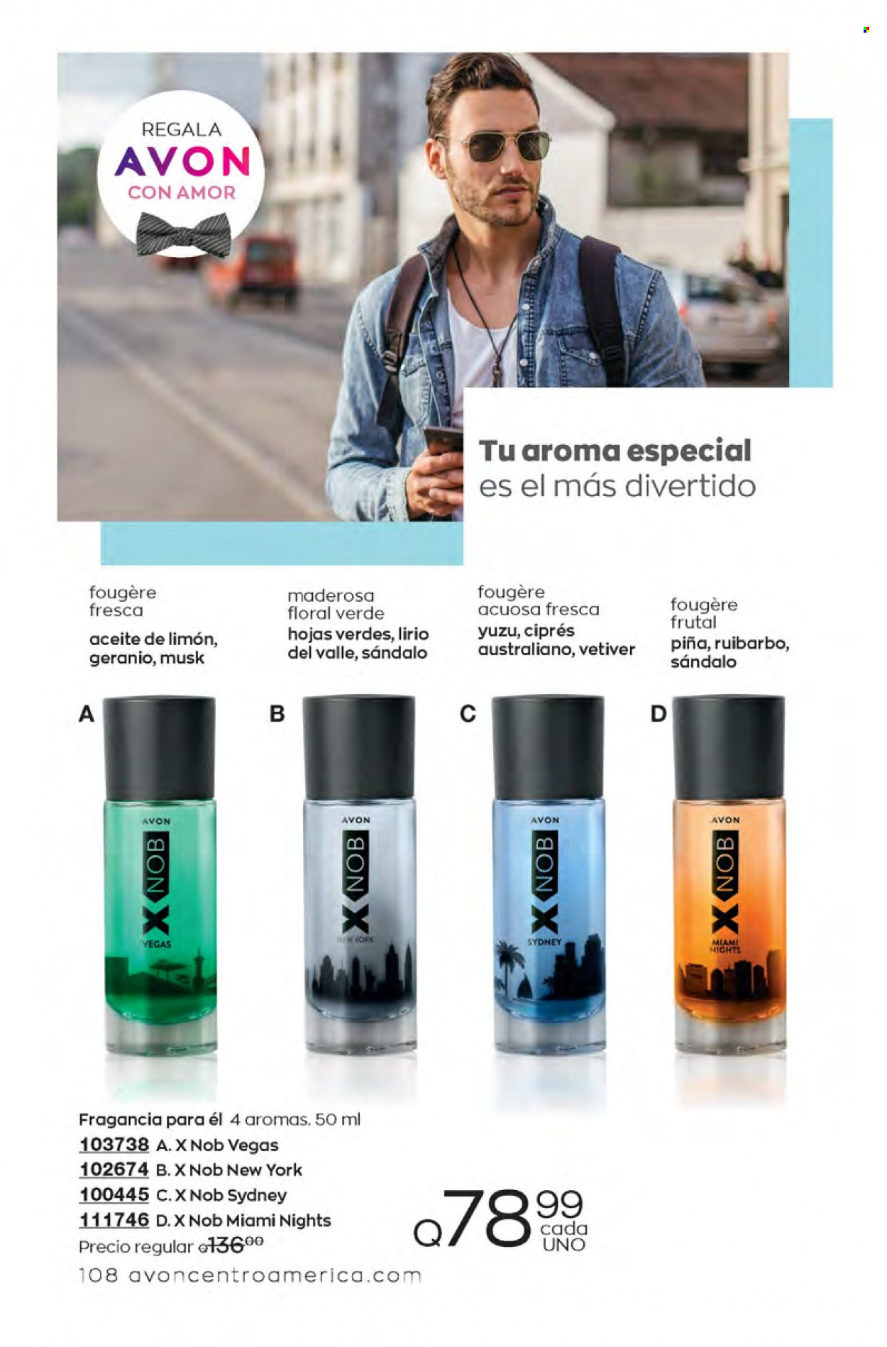 Catálogo Avon. Página 108