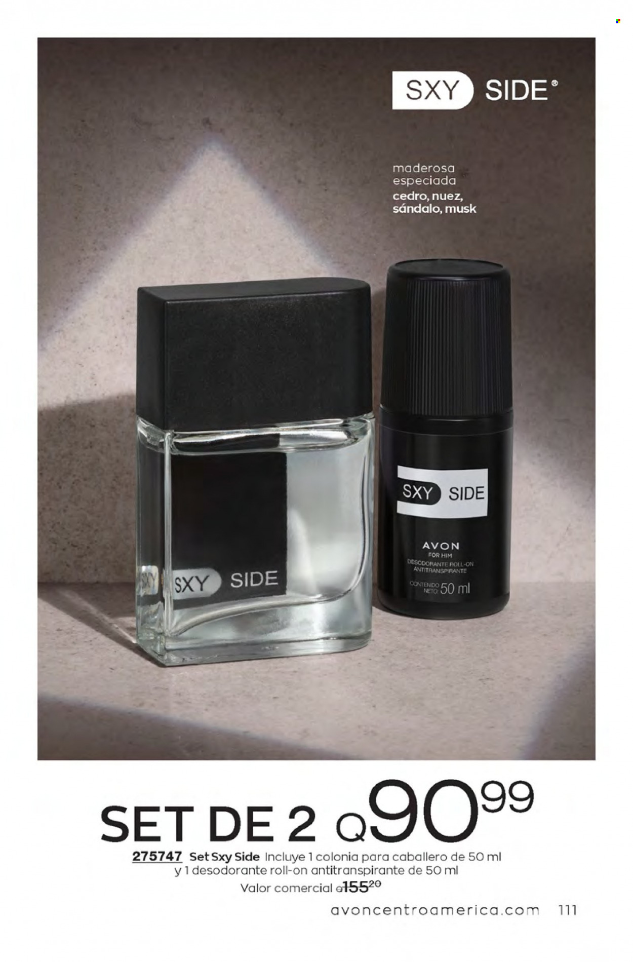 thumbnail - Folleto actual Avon - Ventas - desodorante de bola, desodorante, antitranspirante. Página 111.