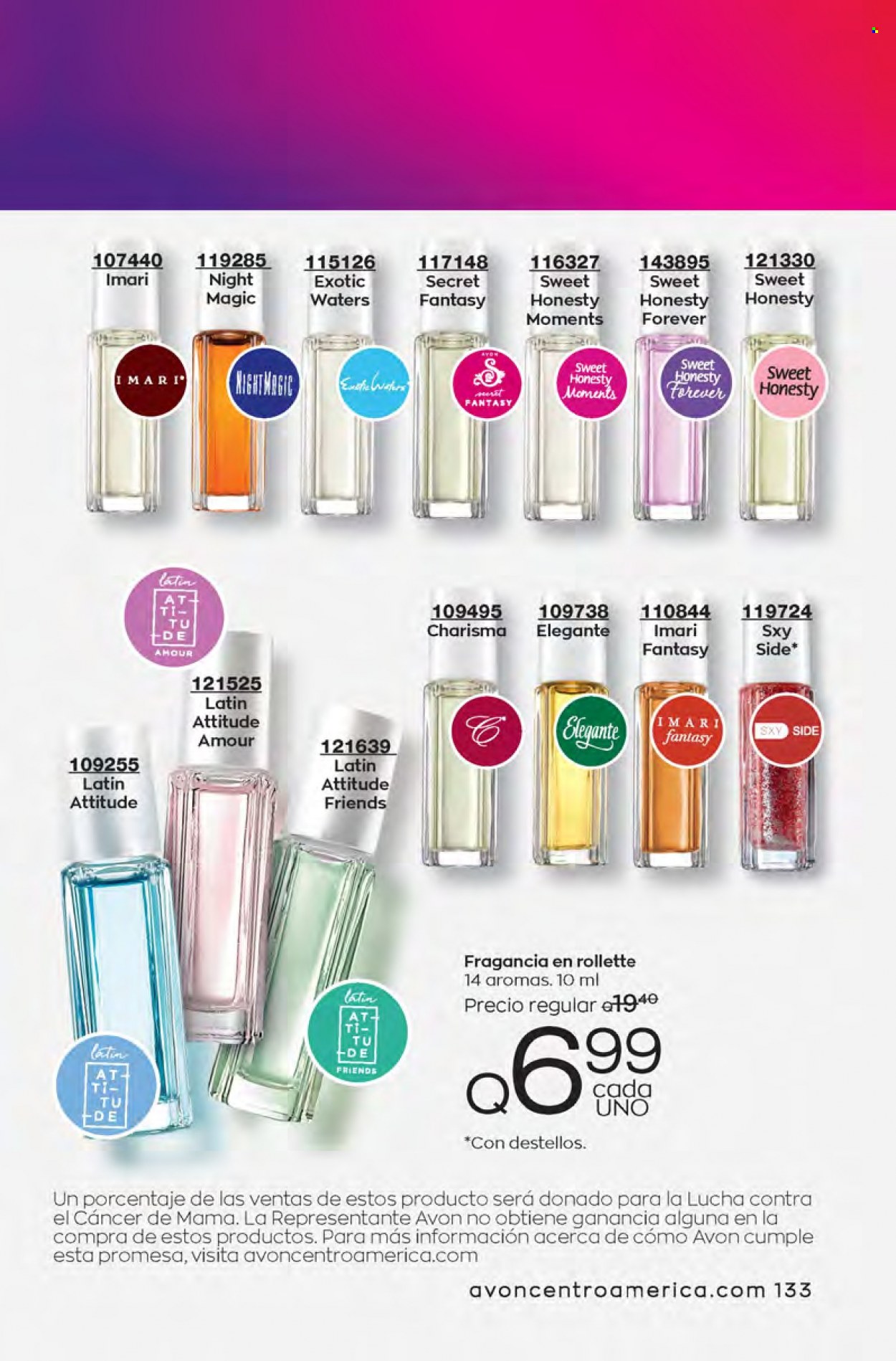 Catálogo Avon. Página 133