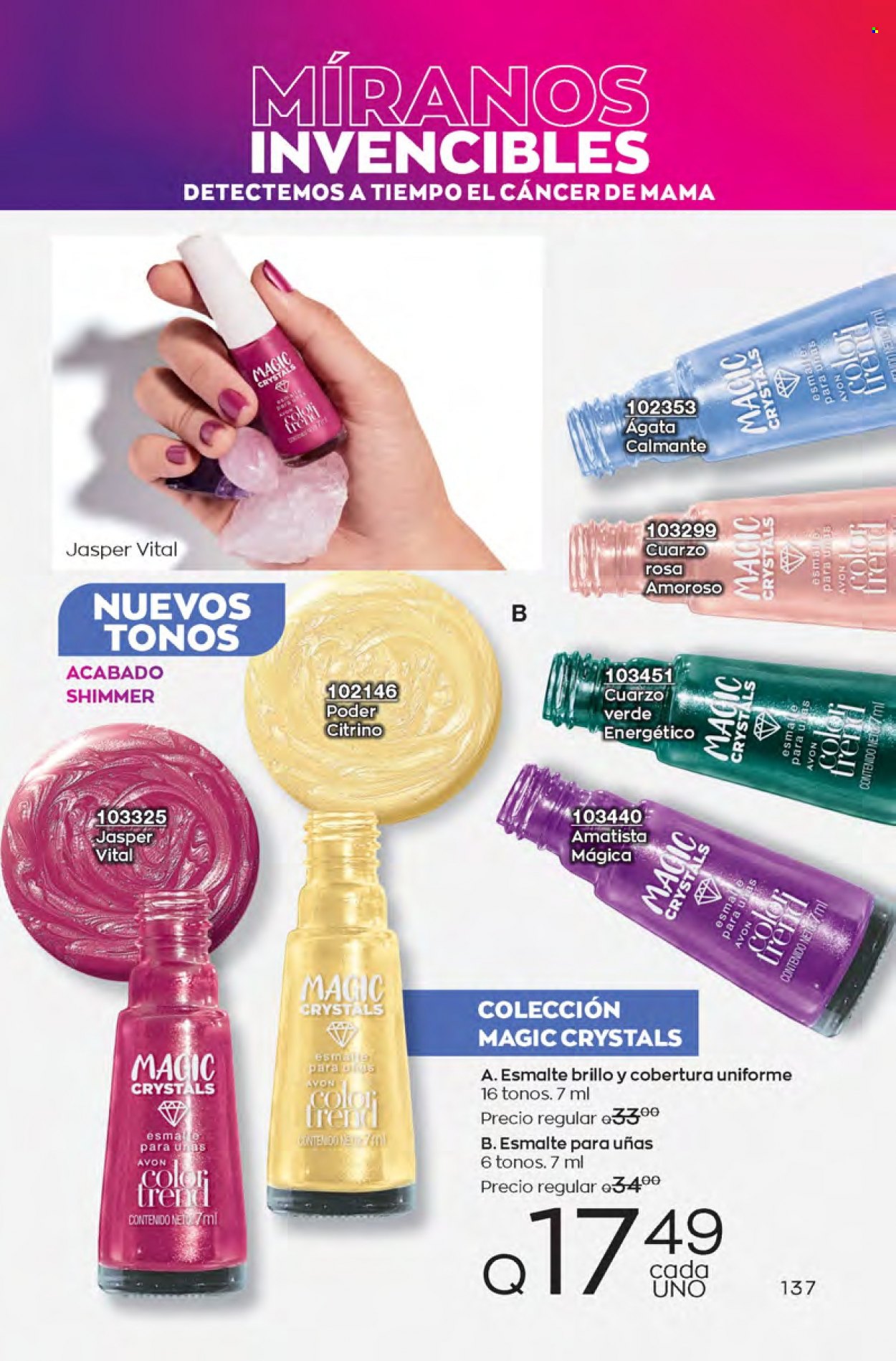 Catálogo Avon. Página 137