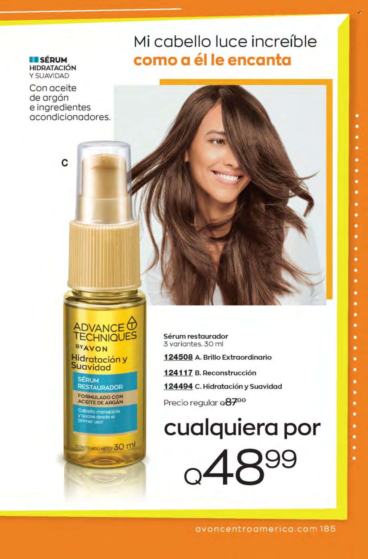 Catálogo Avon. Página 185
