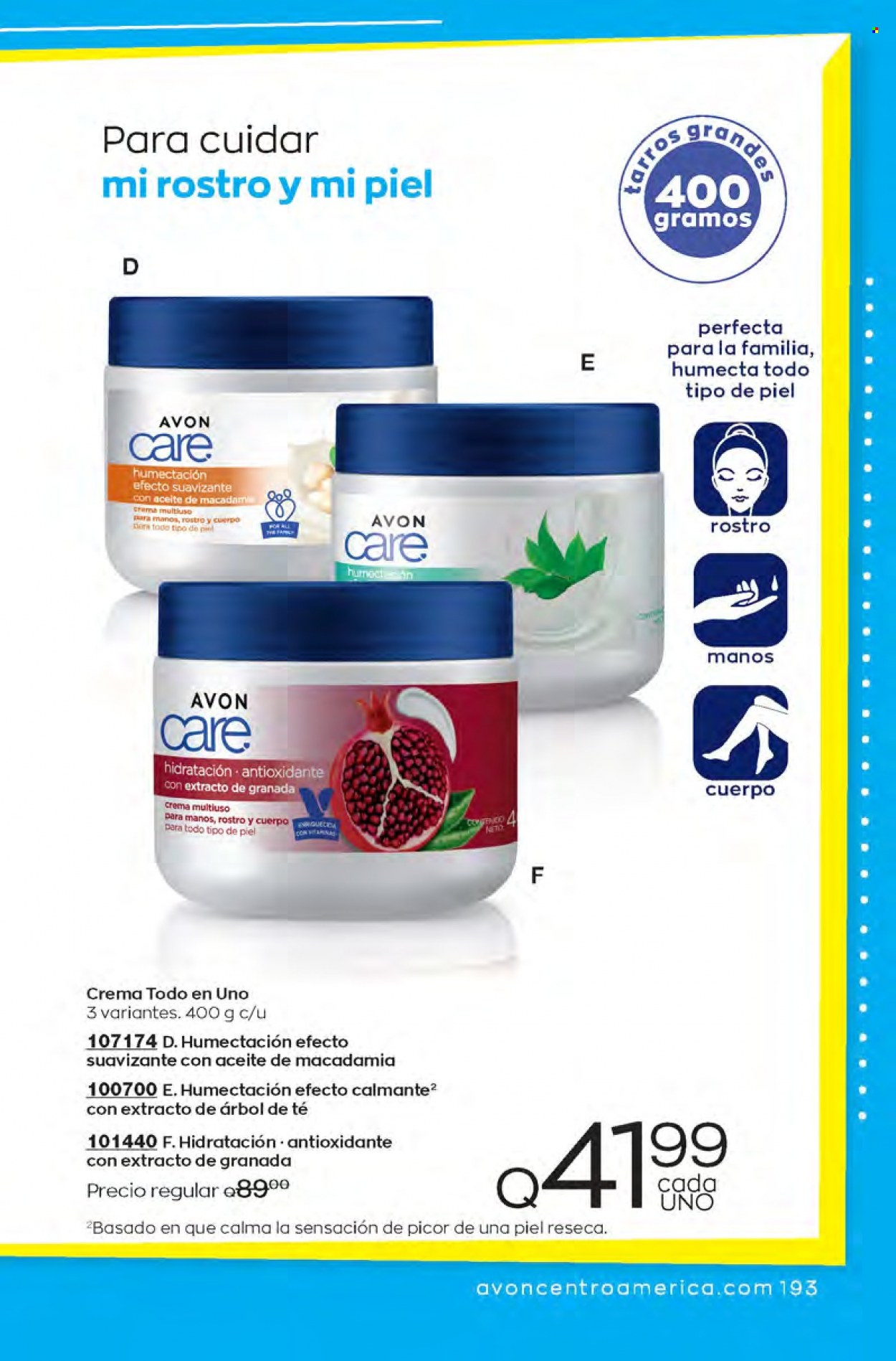 Catálogo Avon. Página 193