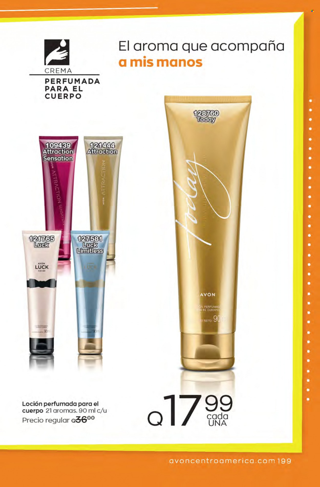 Catálogo Avon. Página 199