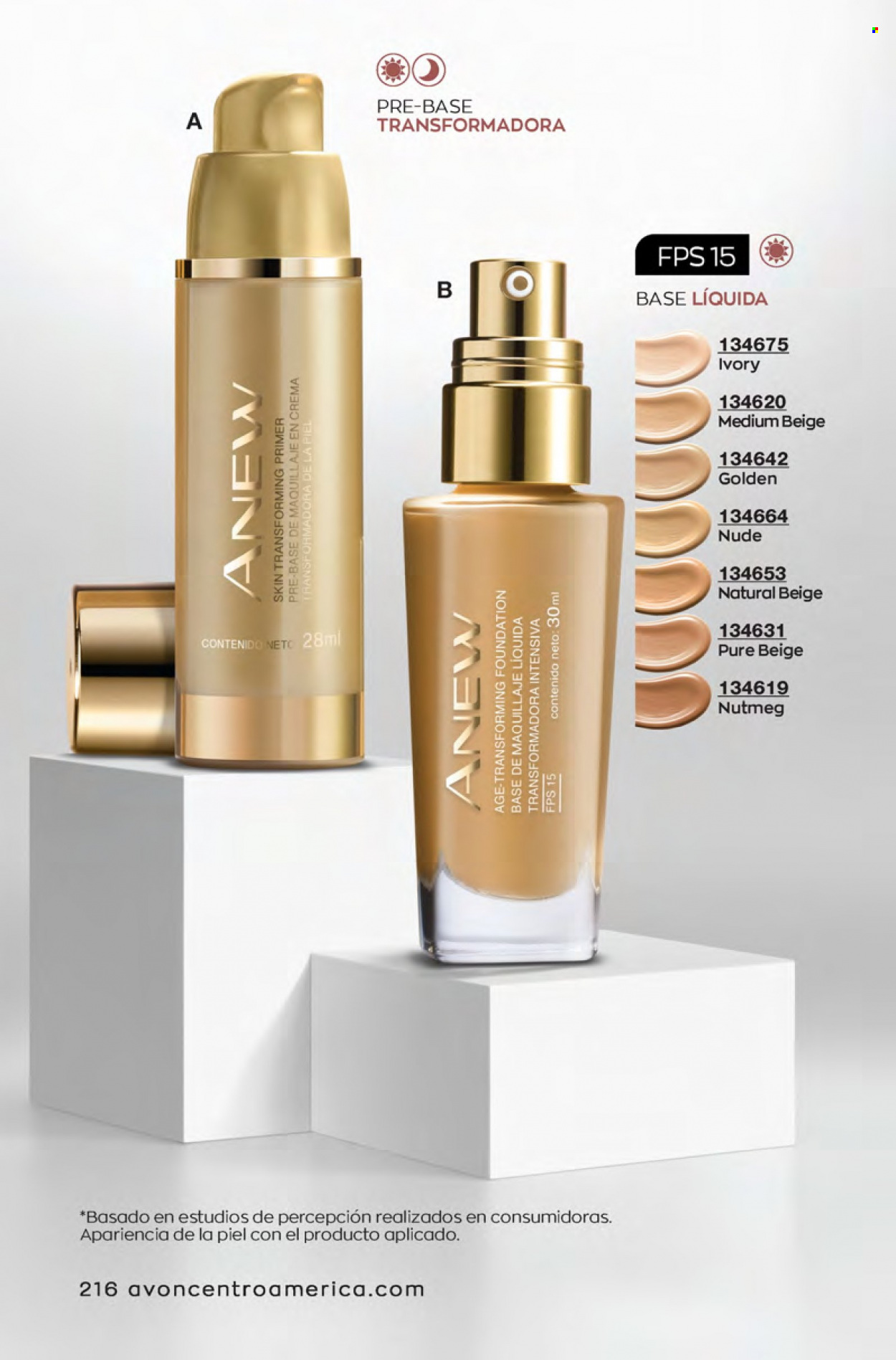 Catálogo Avon. Página 216
