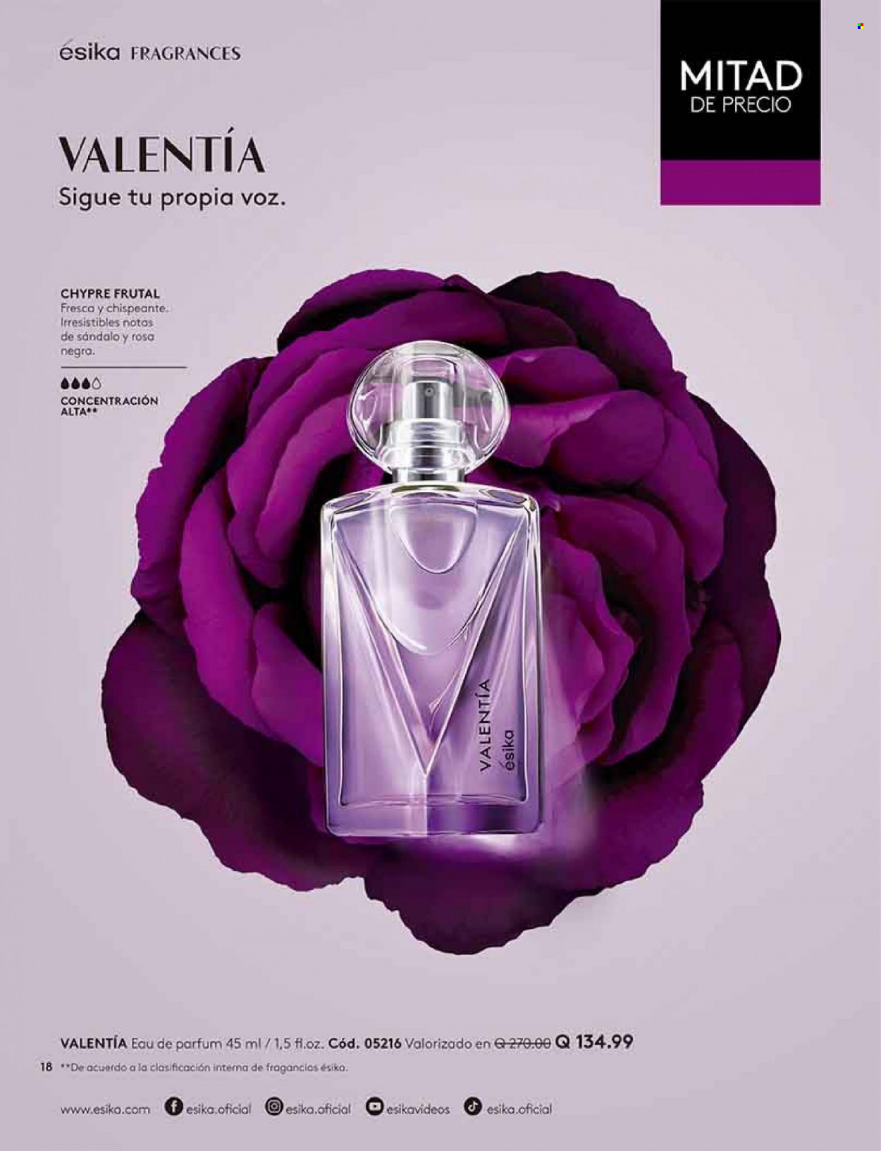 thumbnail - Folleto actual Ésika - Ventas - perfume. Página 20.