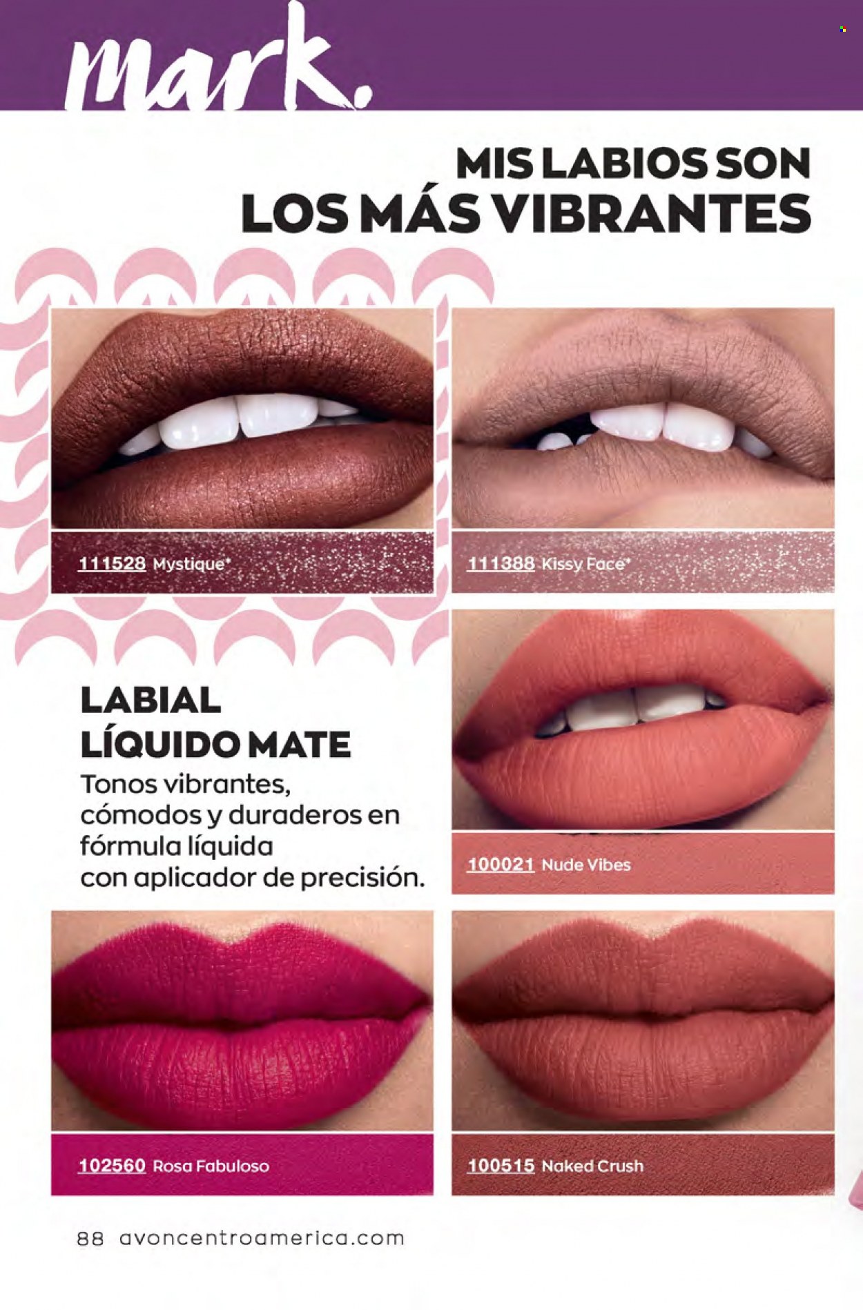 Catálogo Avon. Página 88