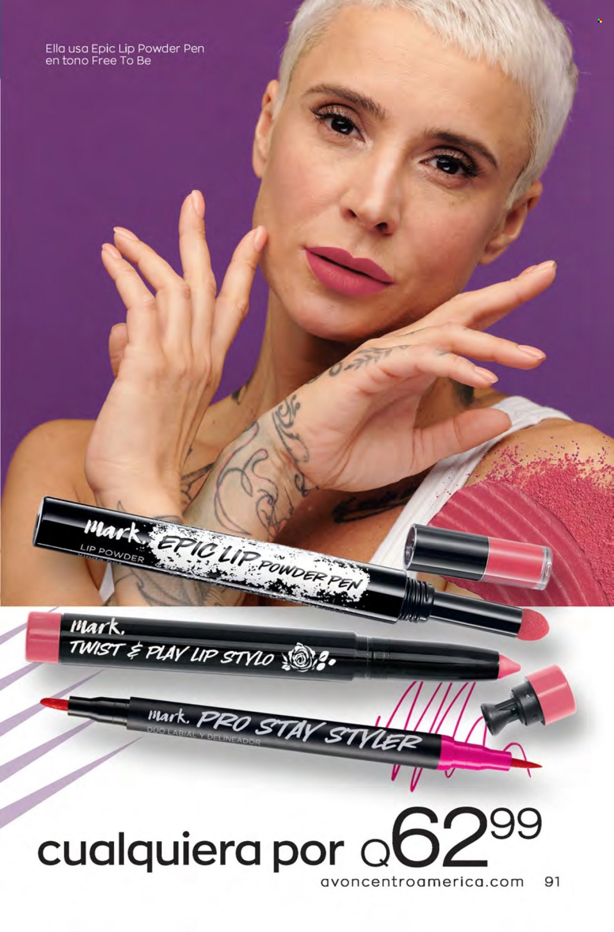 Catálogo Avon. Página 91