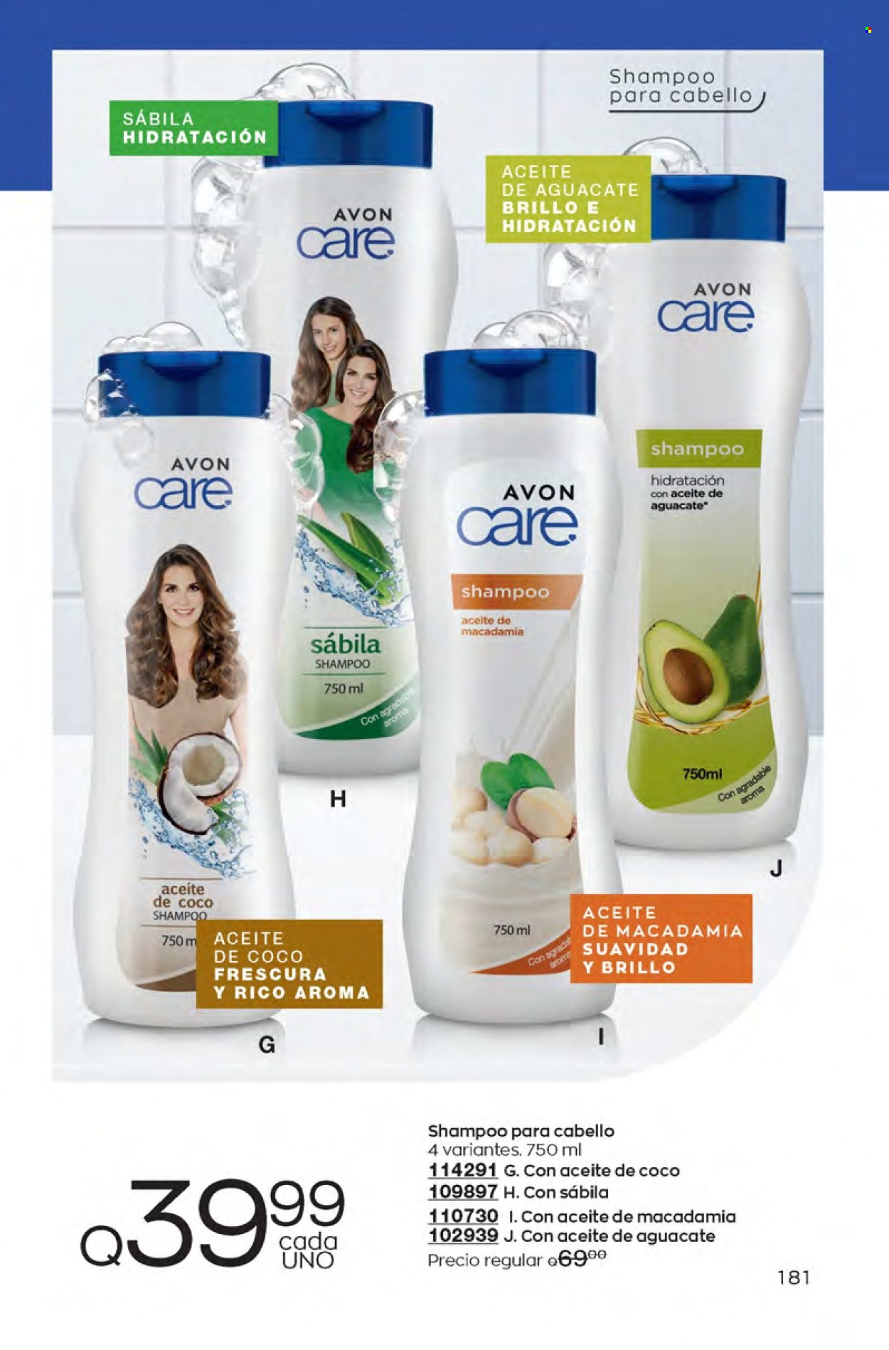 Catálogo Avon. Página 181