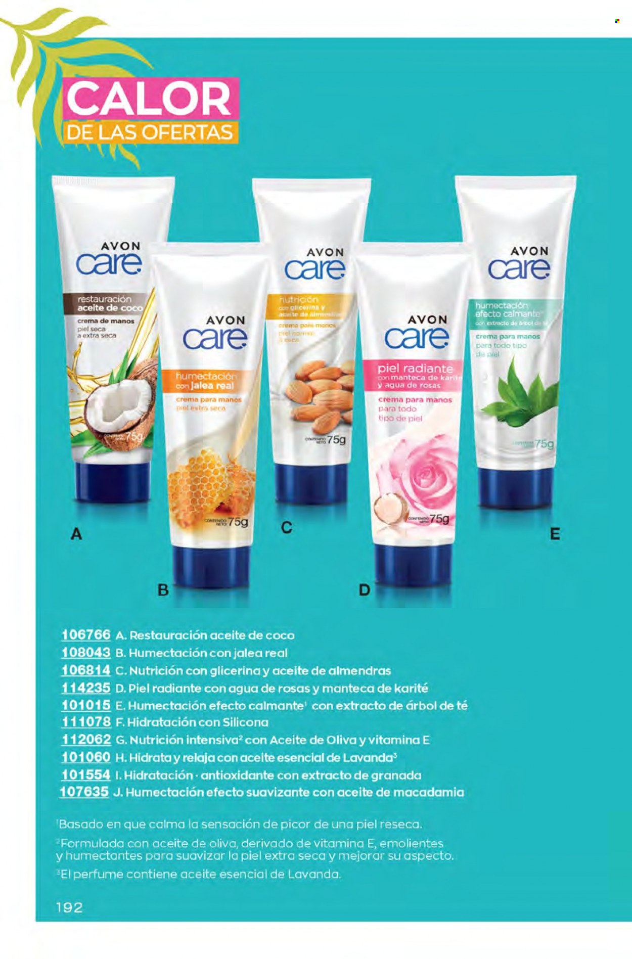 Catálogo Avon. Página 192