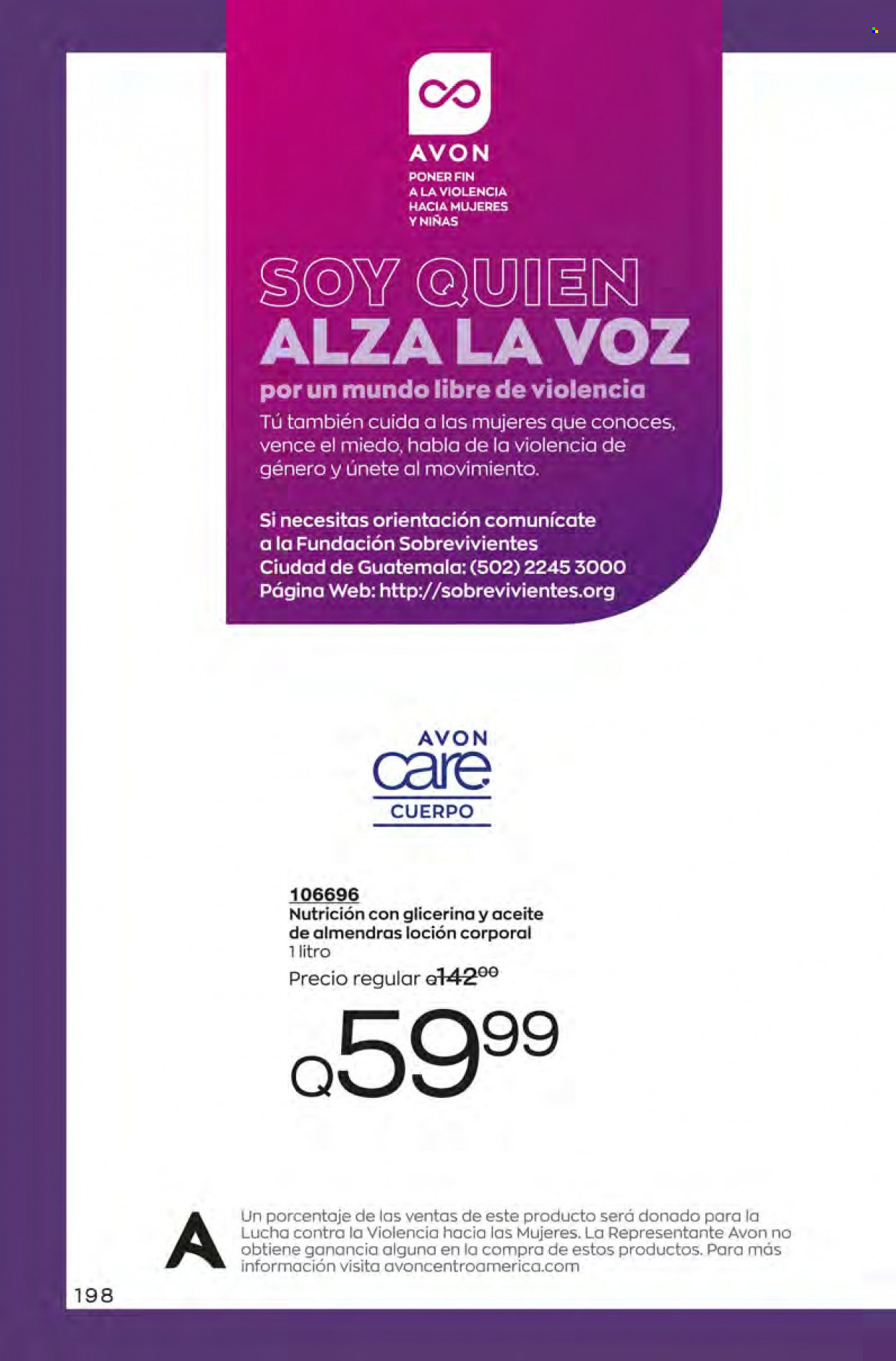 Catálogo Avon. Página 198