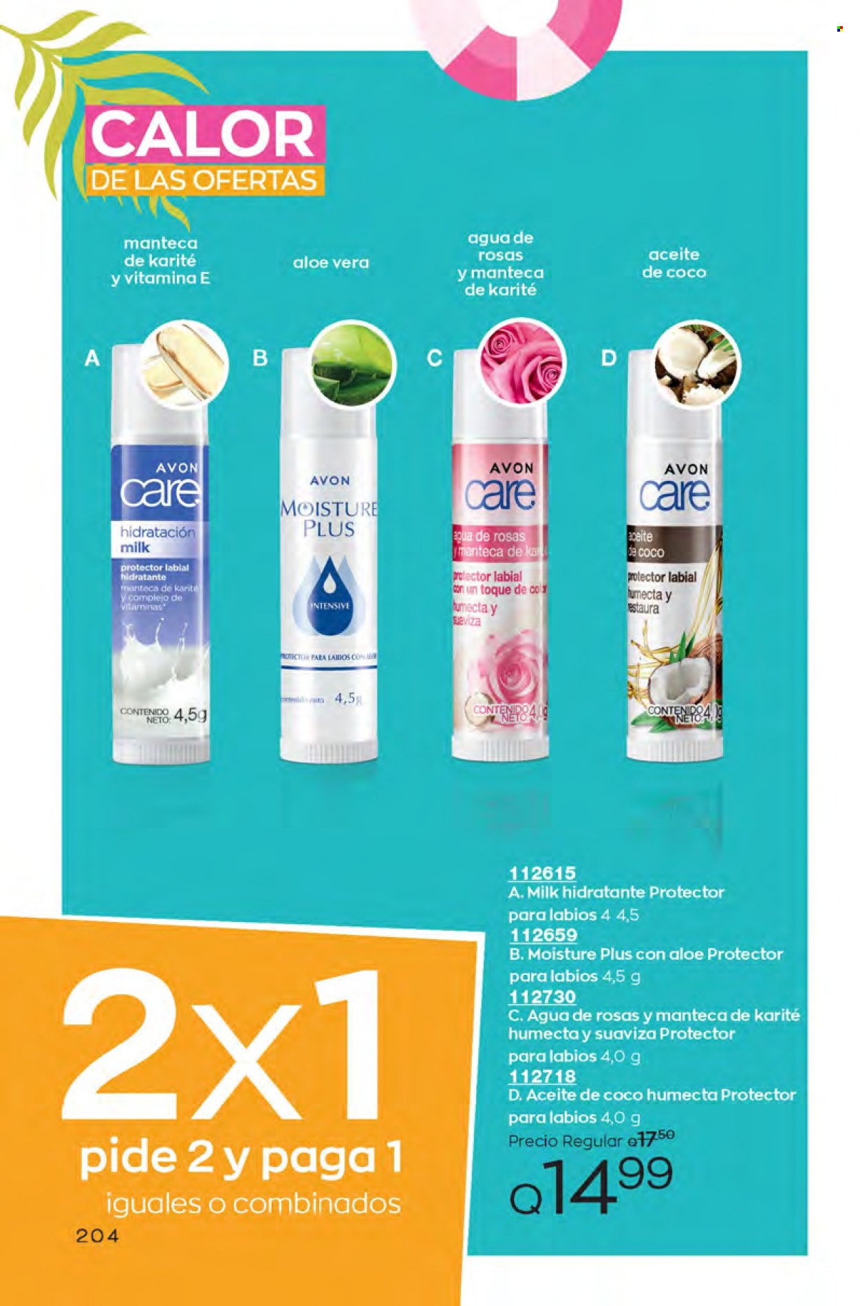 Catálogo Avon. Página 204