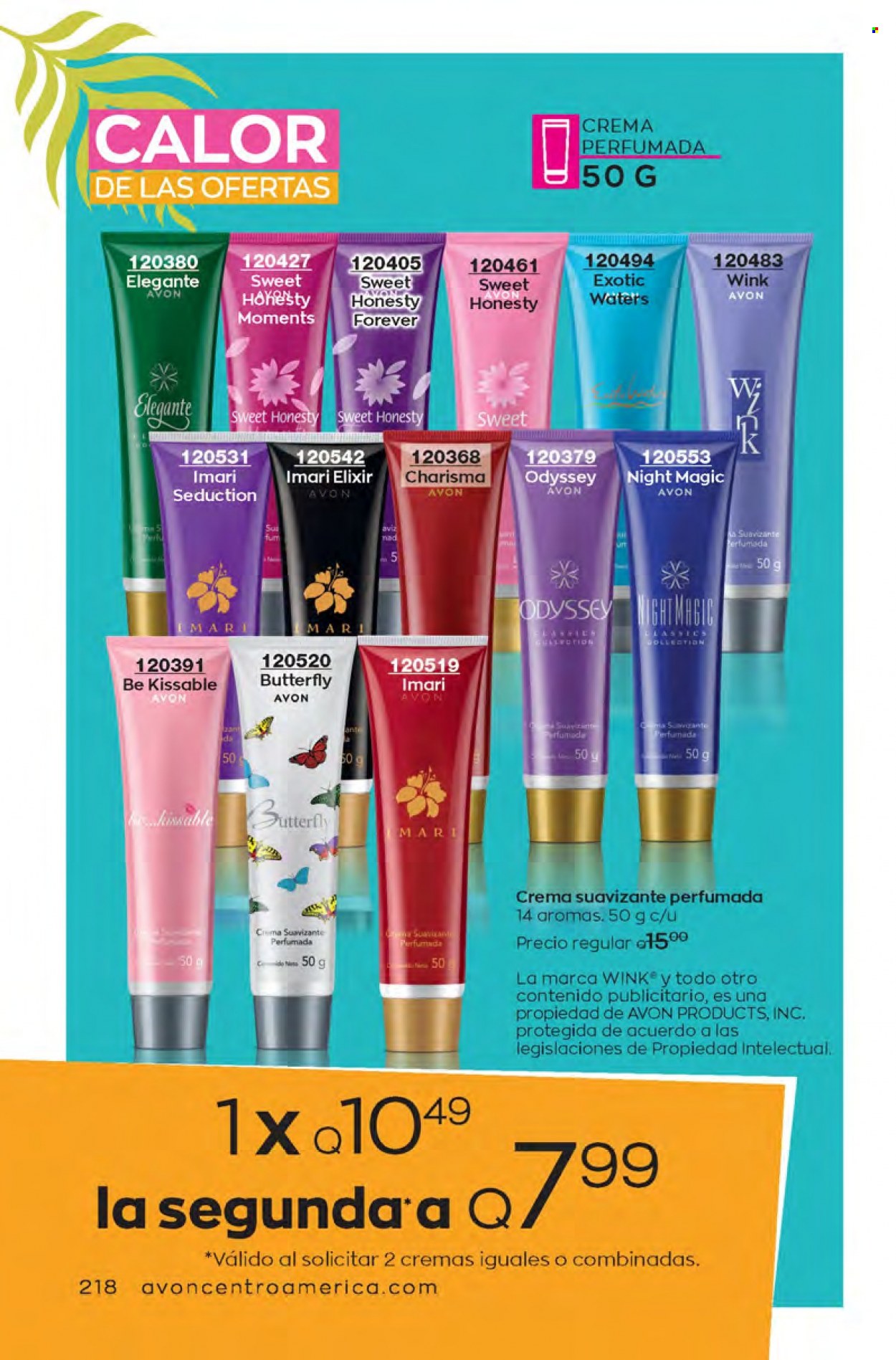 Catálogo Avon. Página 218