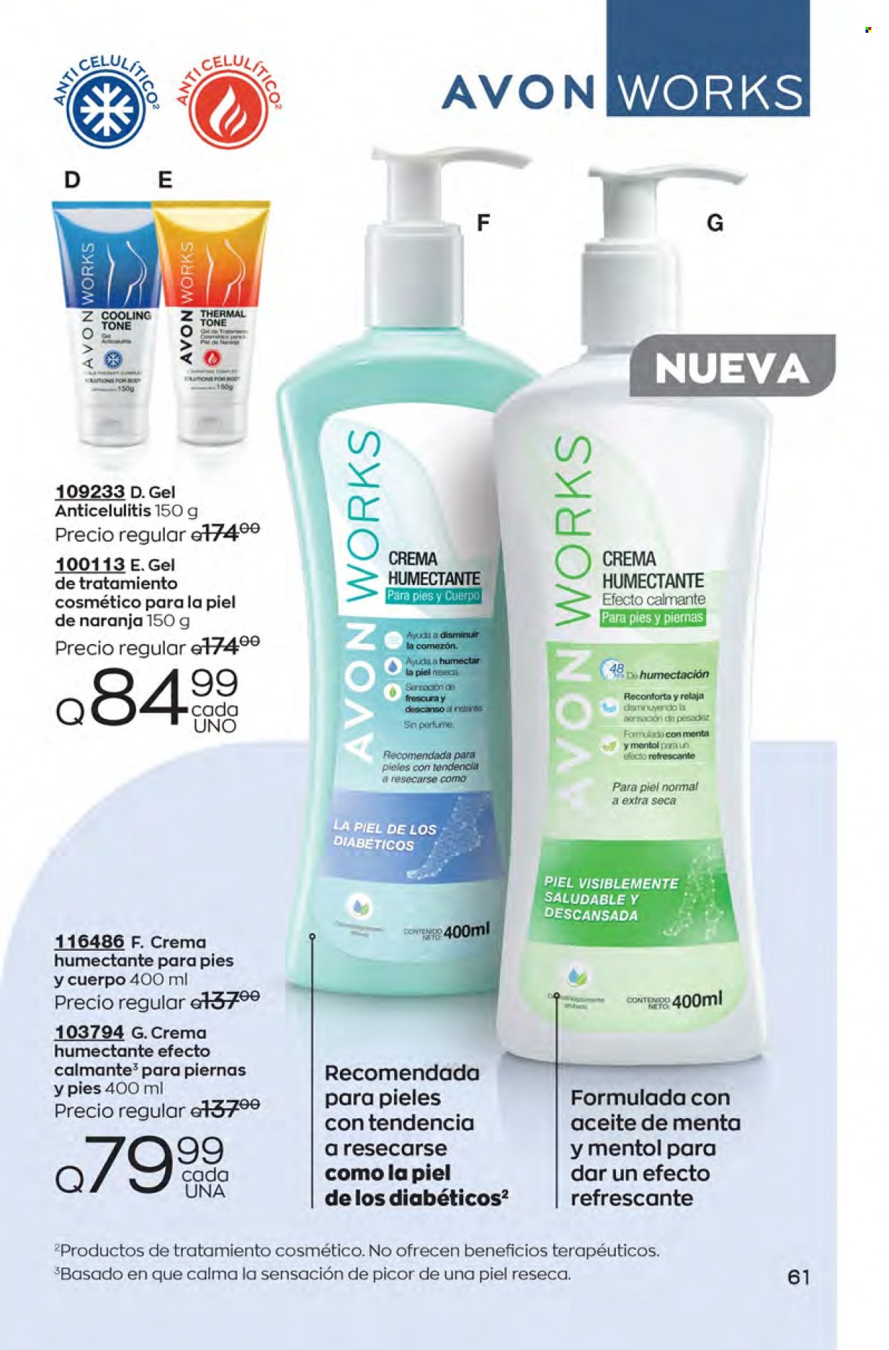 Catálogo Avon. Página 61