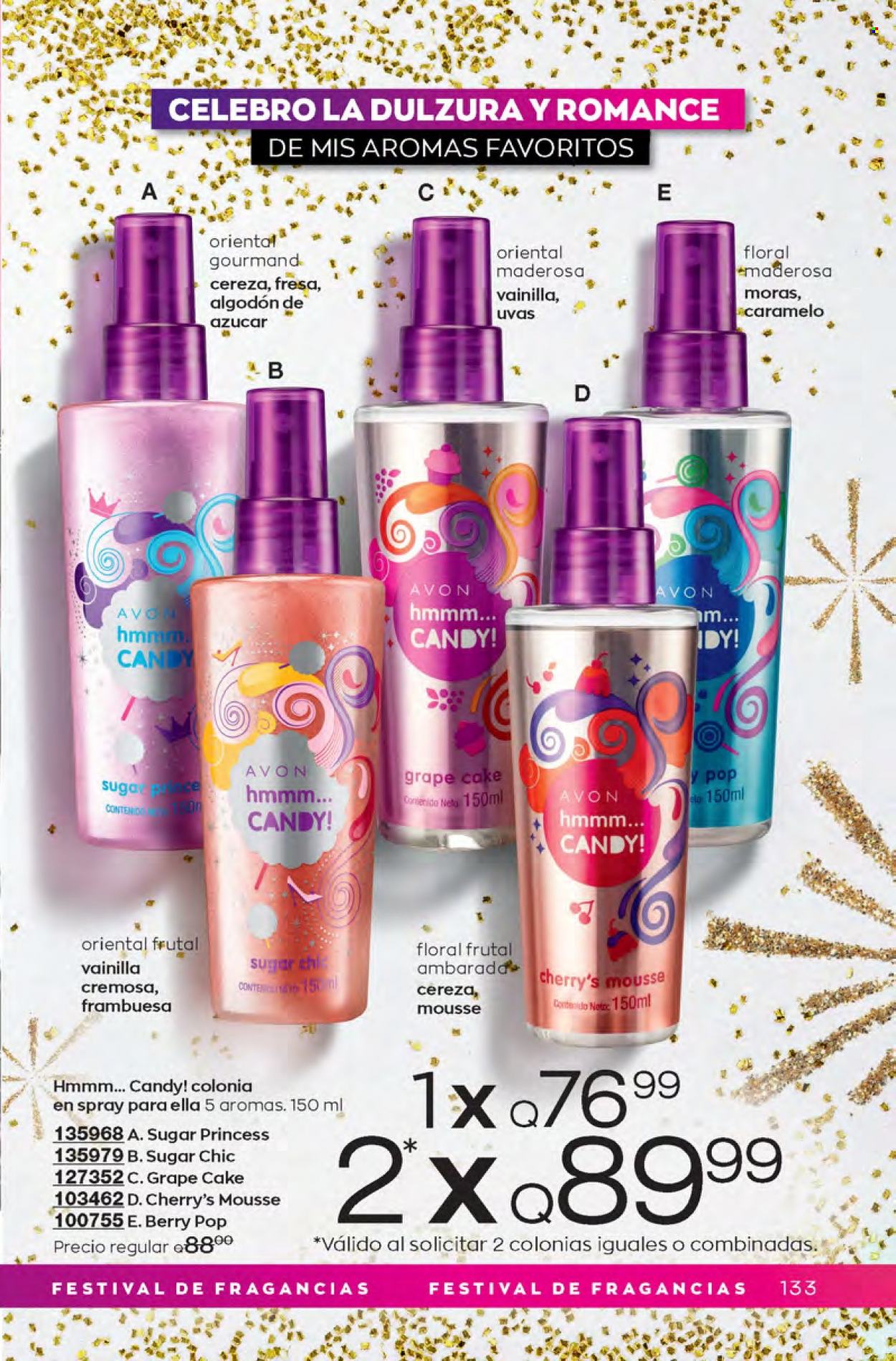 Catálogo Avon. Página 133